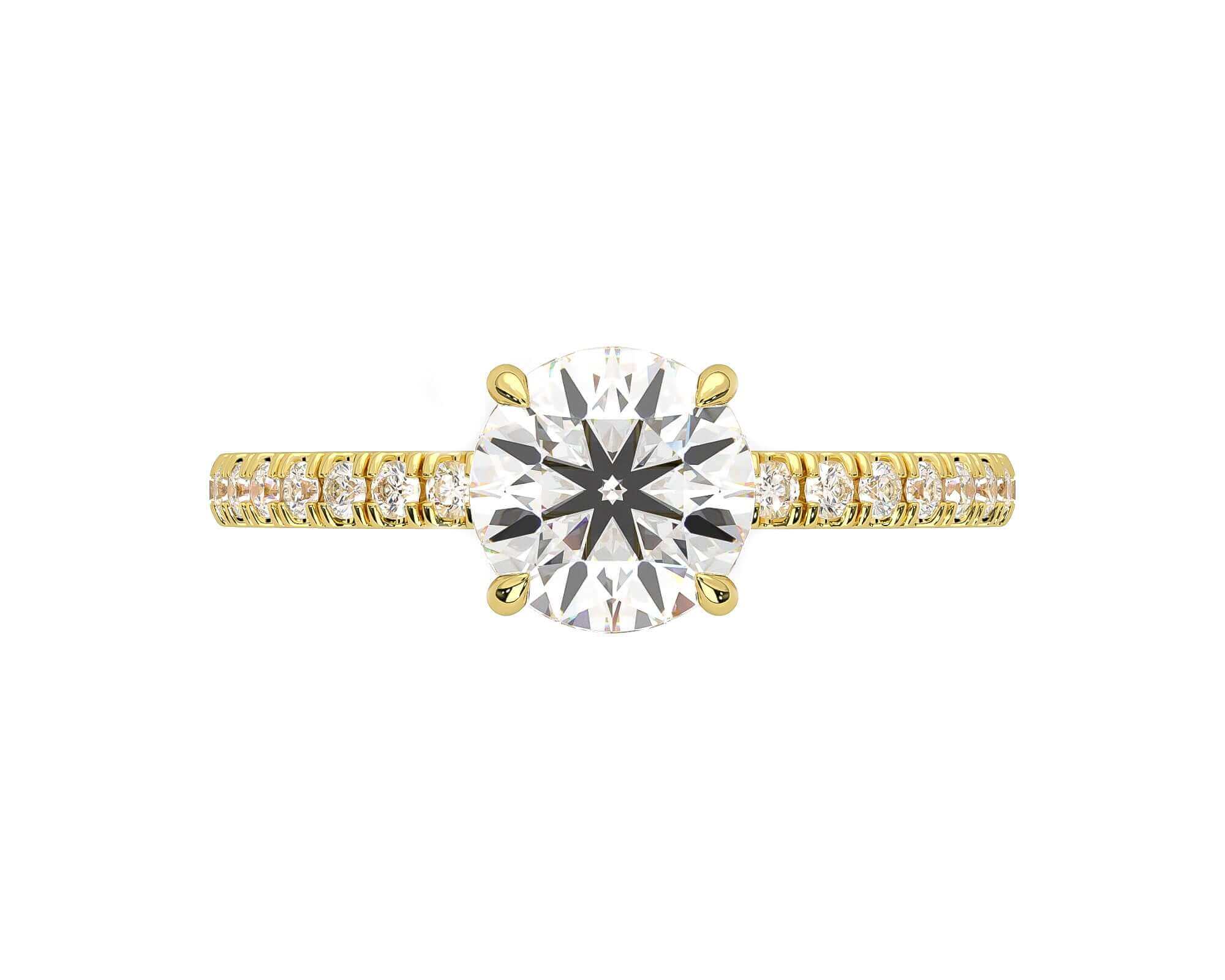 Harper Round Brilliant Diamond engagement ring