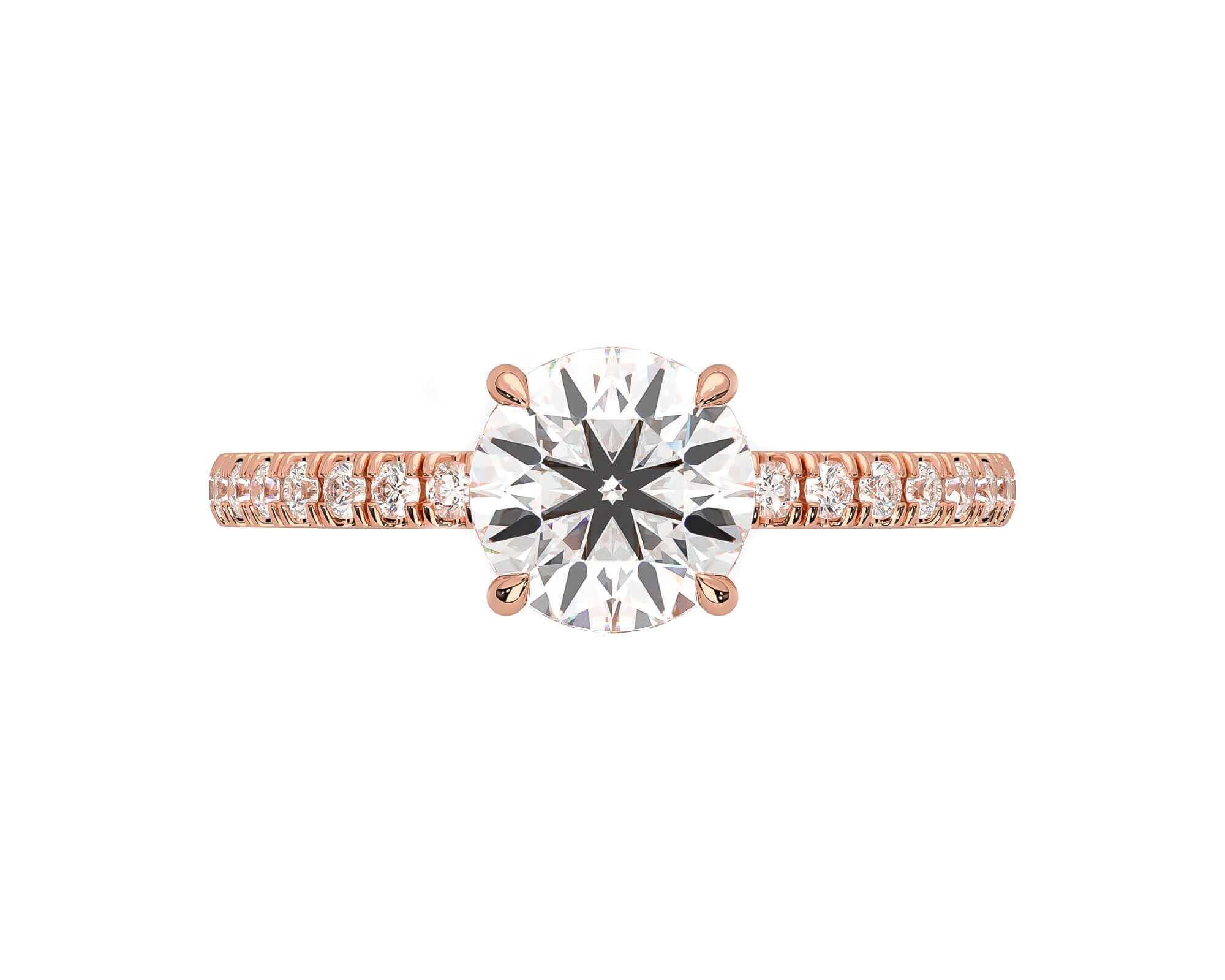 Harper Round Brilliant Diamond engagement ring