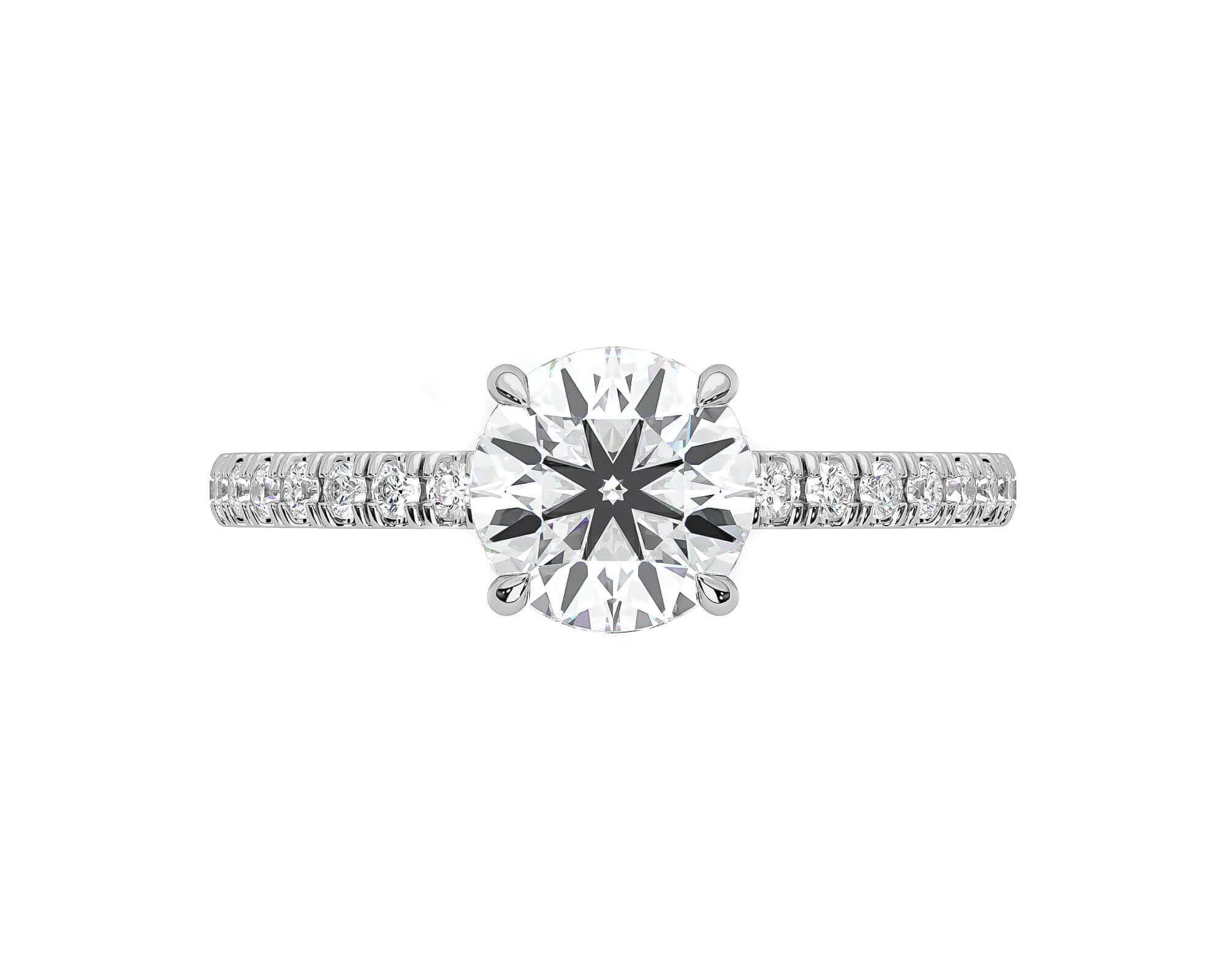 Harper Round Brilliant Diamond engagement ring