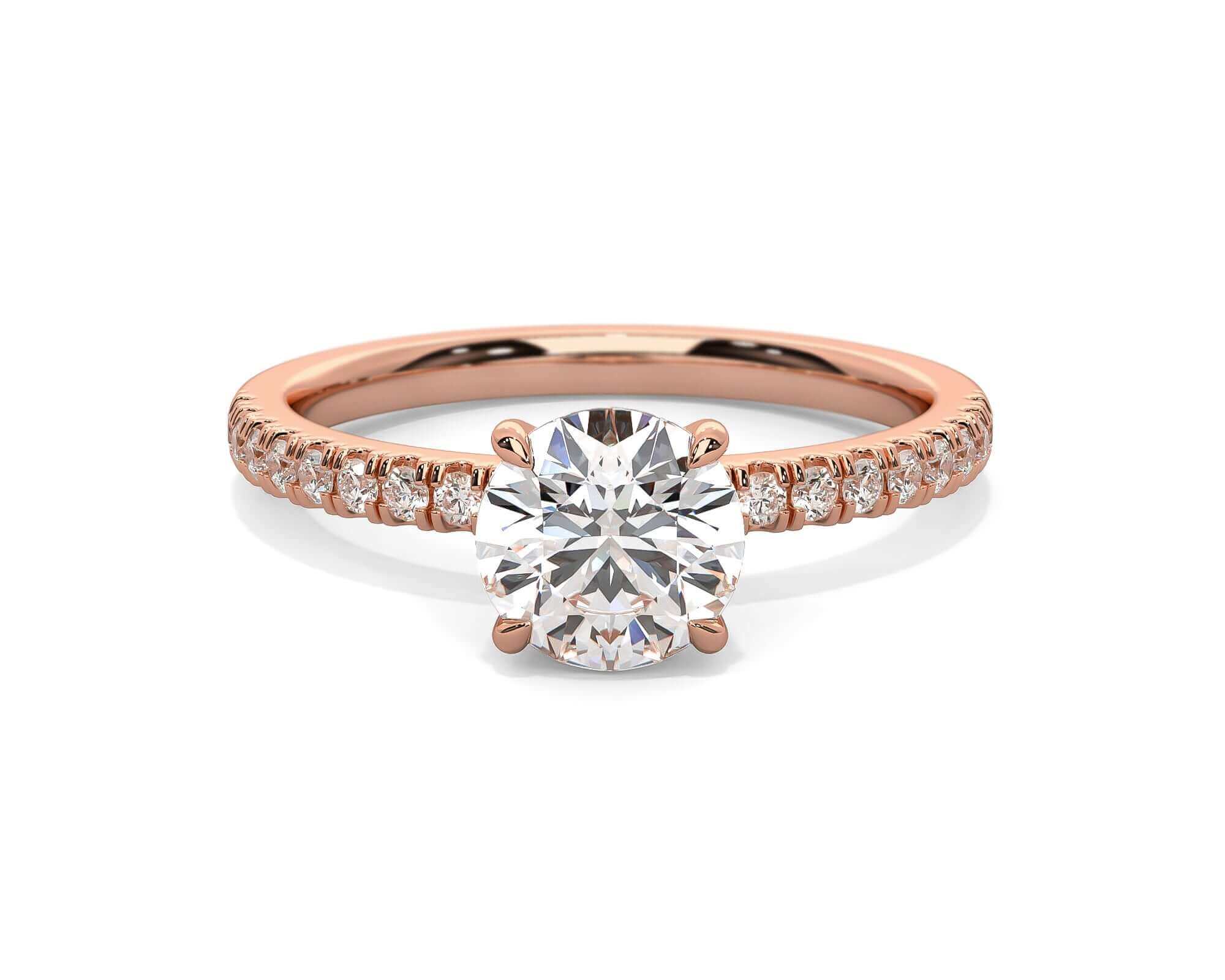Harper Round Brilliant Diamond engagement ring