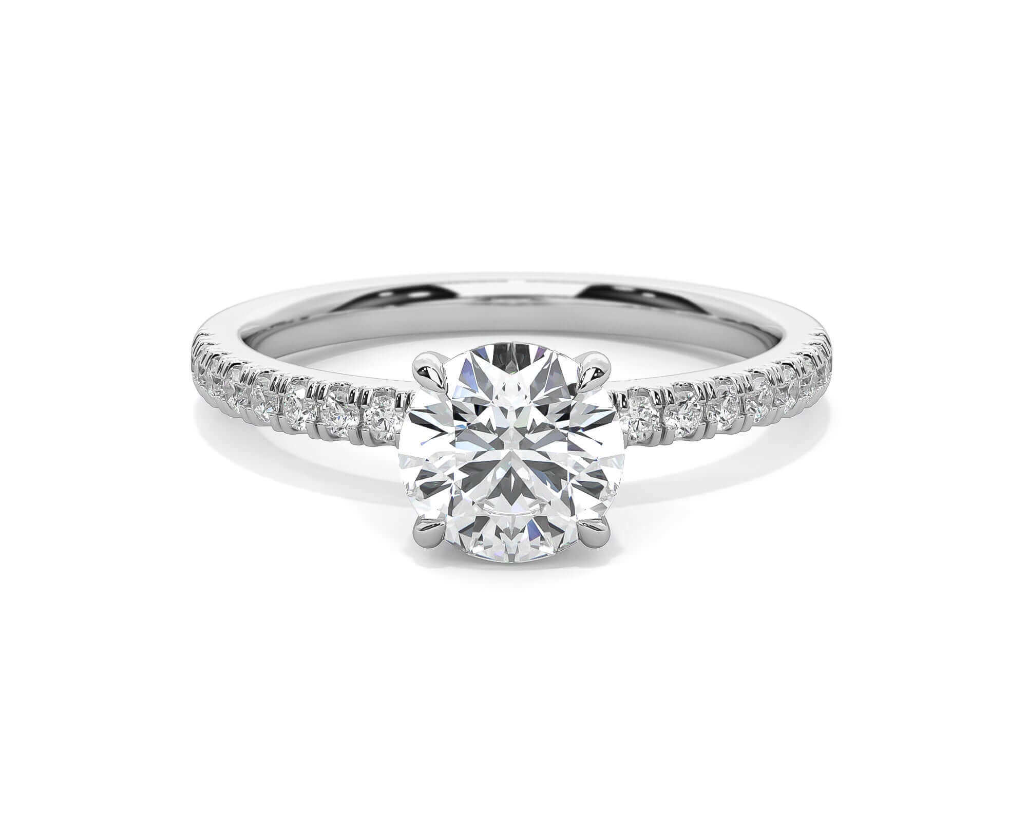 Harper Round Brilliant Diamond engagement ring