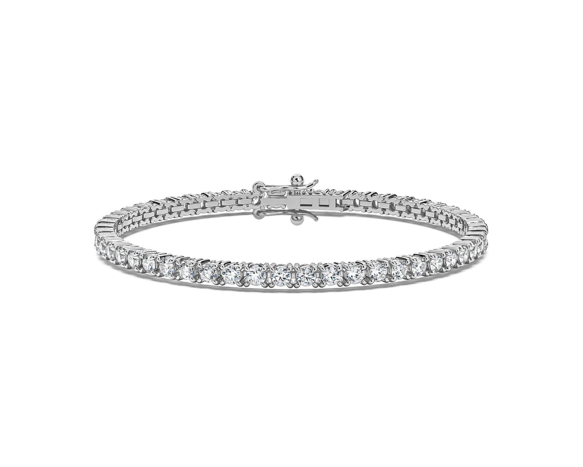Diamond Tennis Bracelets - White Gold Tennis Bracelet Bracelets