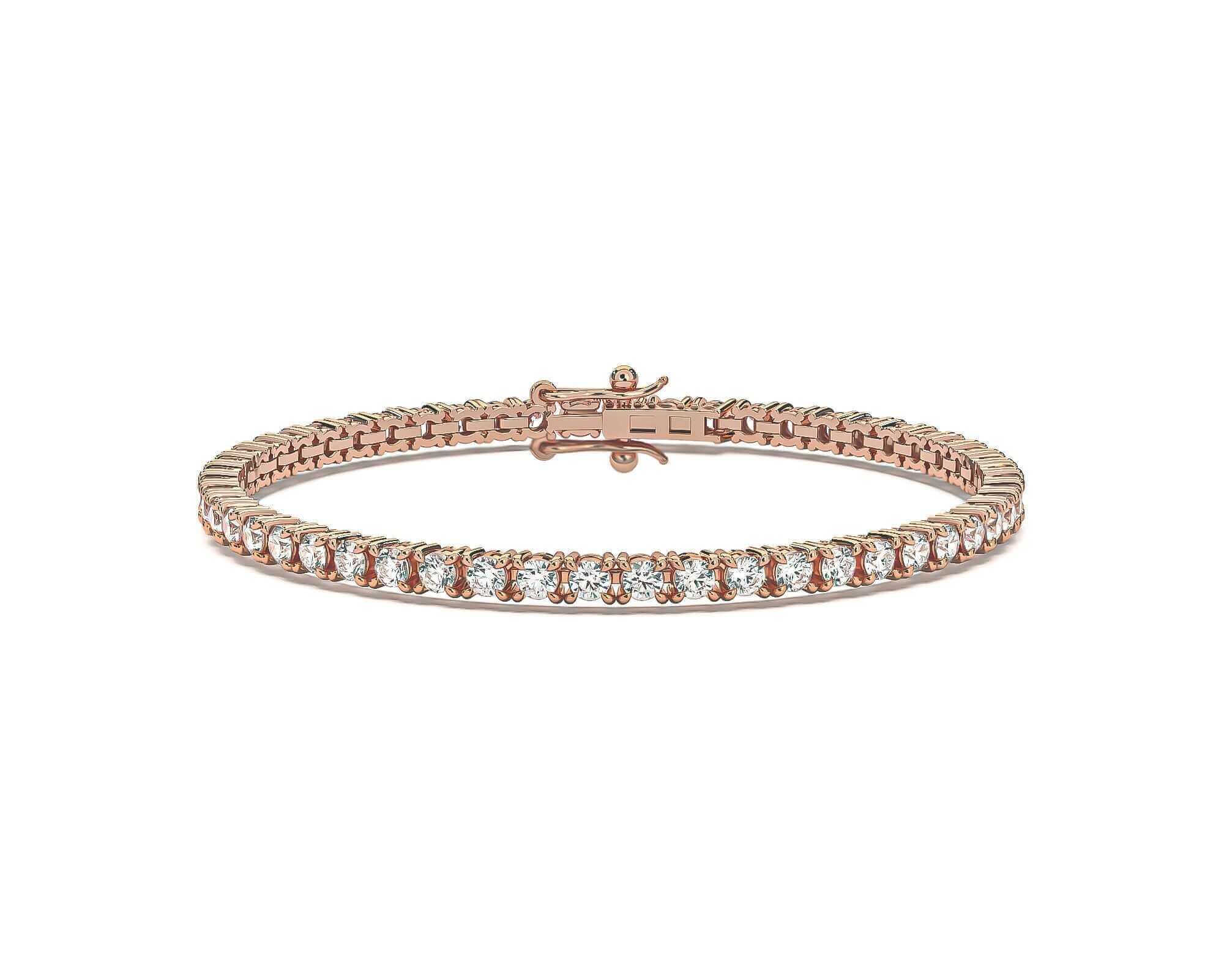 Diamond Tennis Bracelets - Rose Gold Tennis Bracelet Bracelets