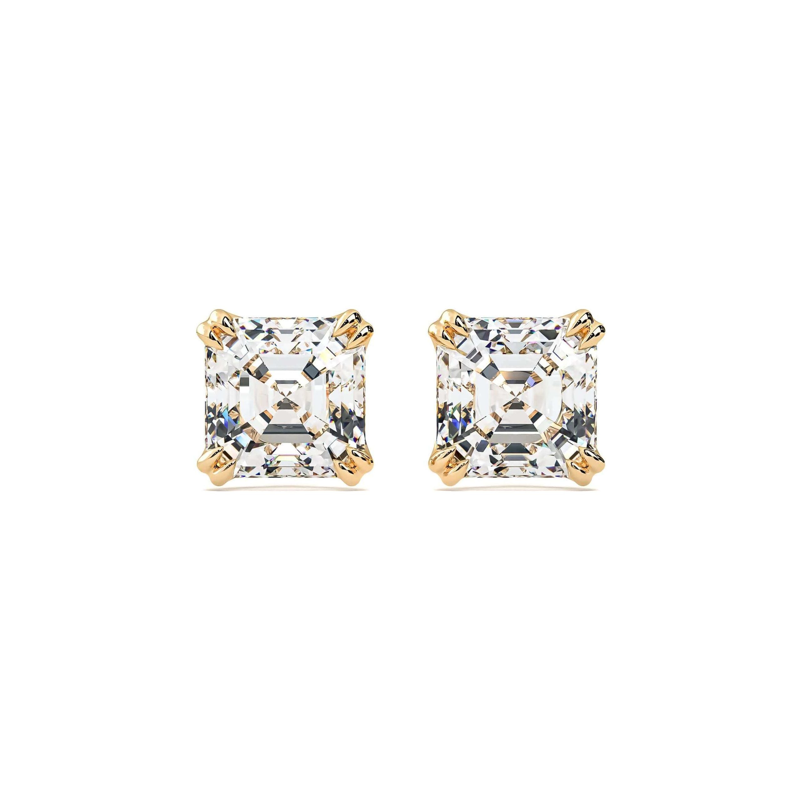 LAB LUXE - Asscher Lab grown diamond earrings