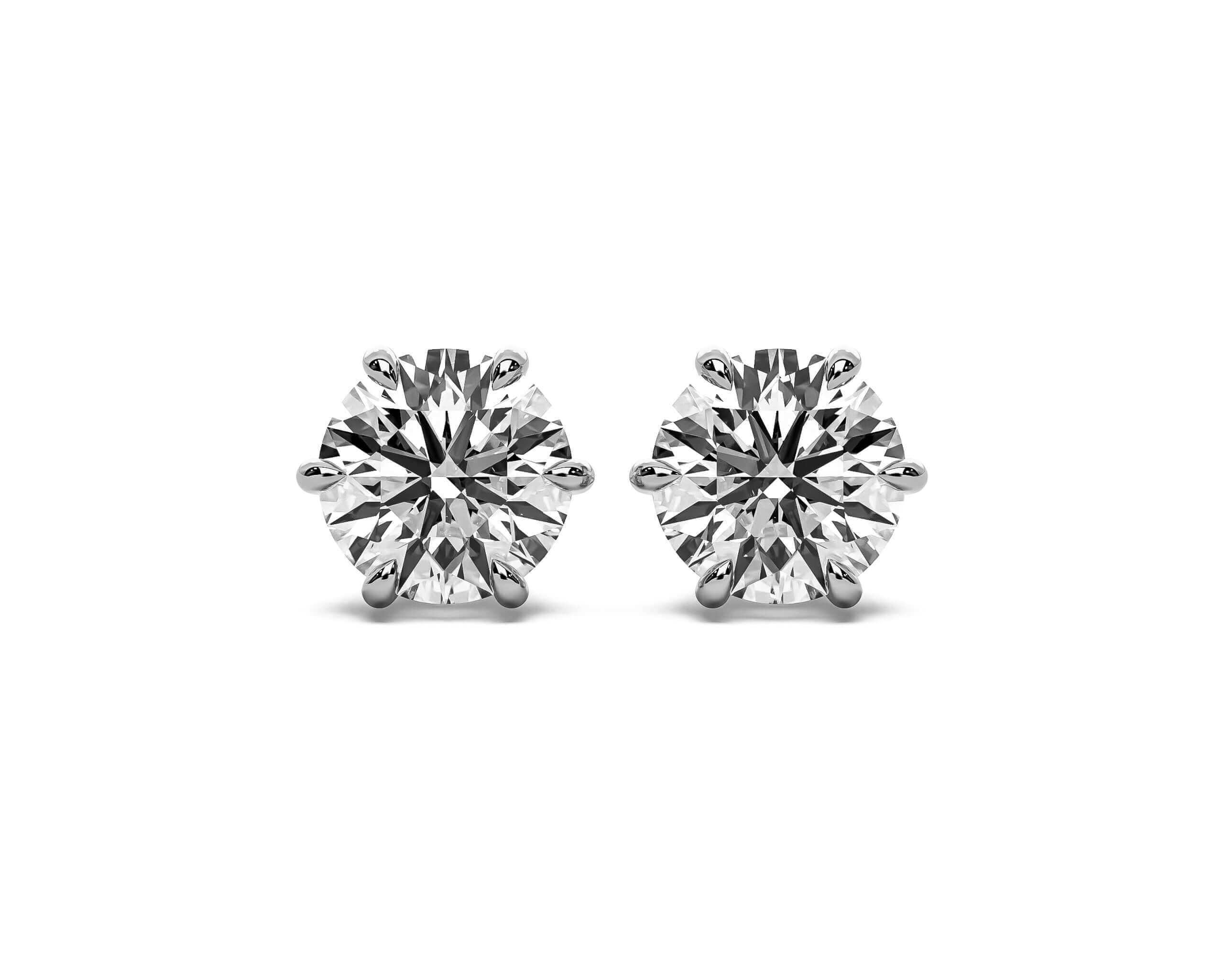 Classic Six Claw Stud Earrings
