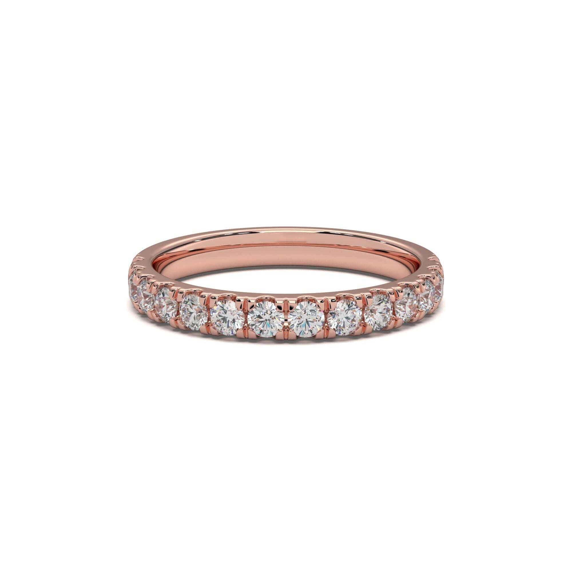Single Diamond Row Ring 2.5mm