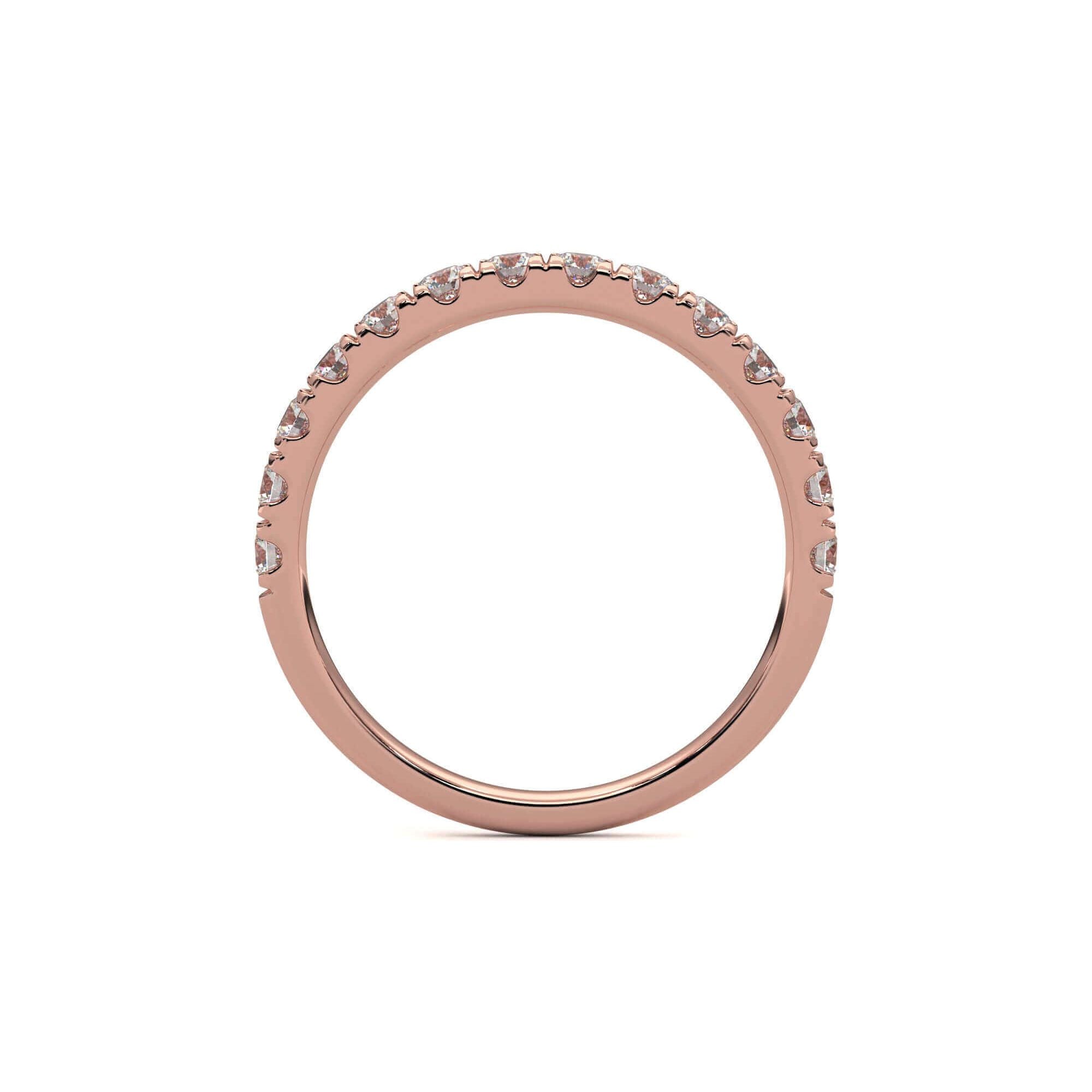 Single Diamond Row Ring 2.5mm