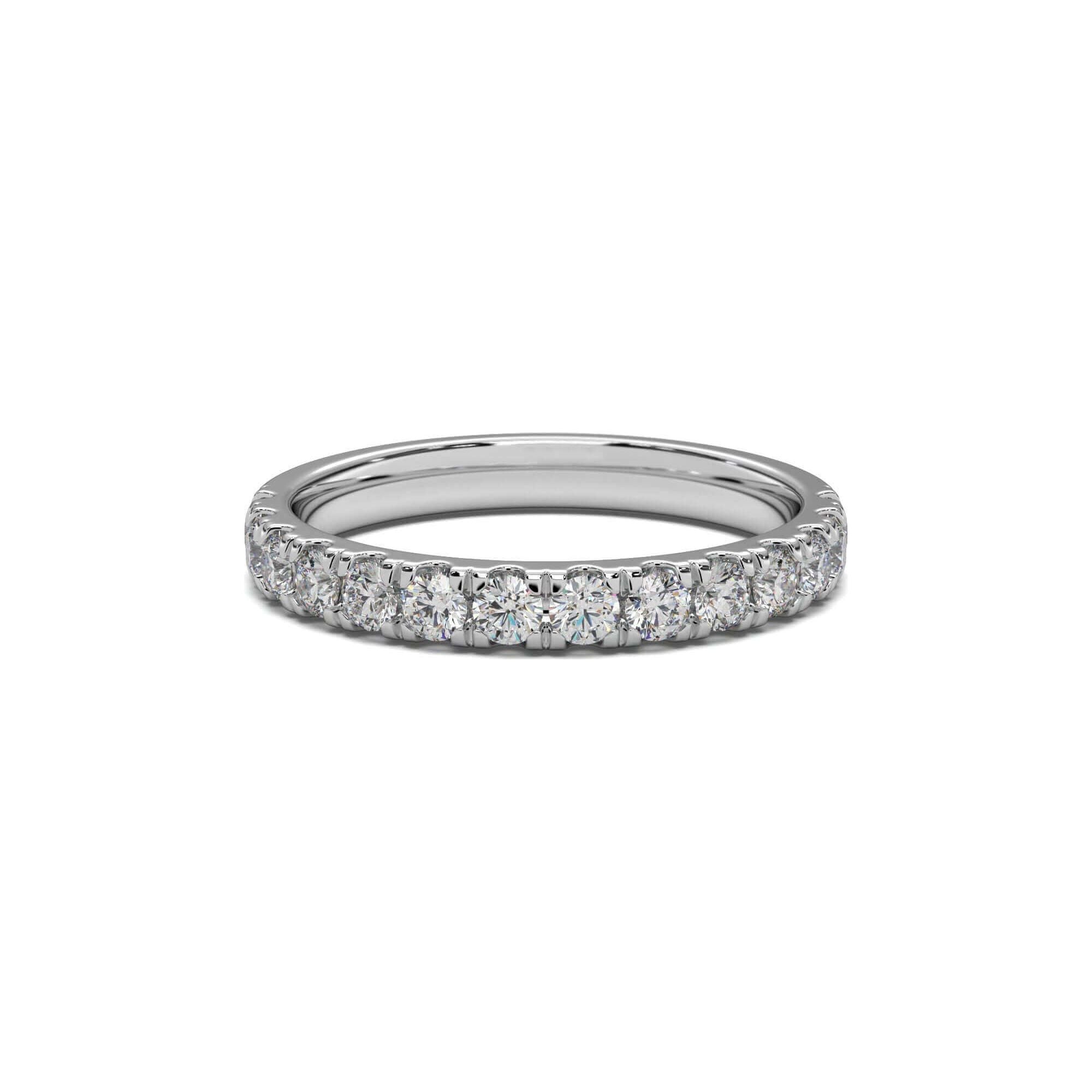 Single Diamond Row Ring 2.5mm