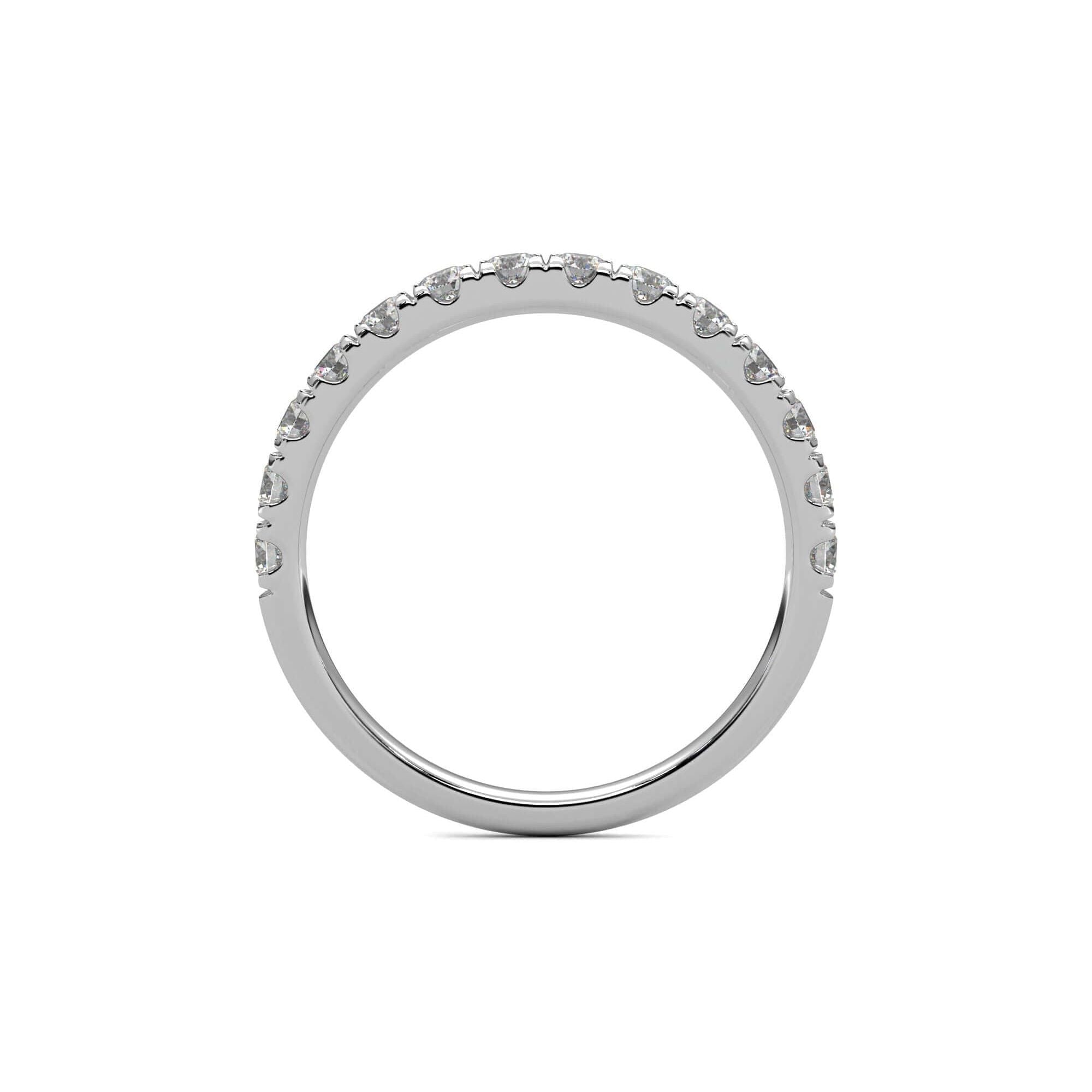 Single Diamond Row Ring 2.5mm
