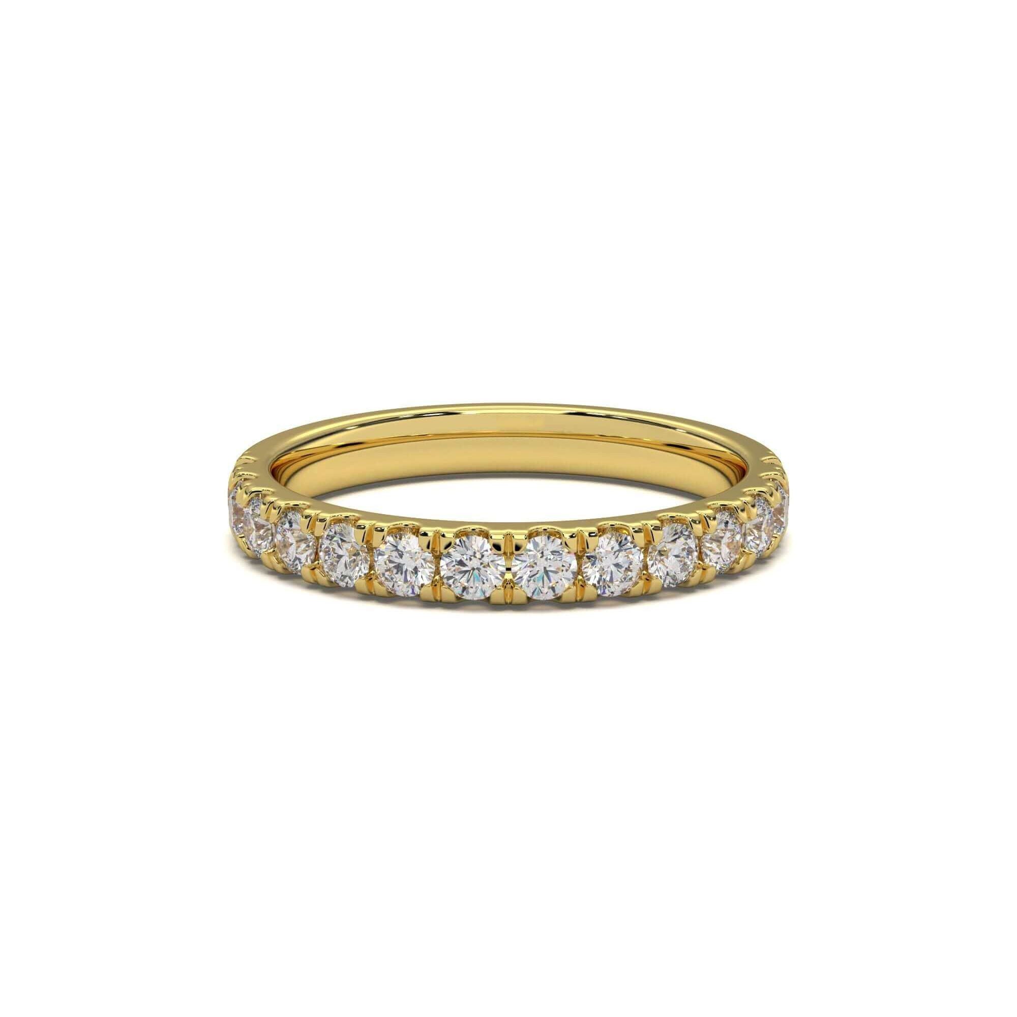 Single Diamond Row Ring 2.5mm