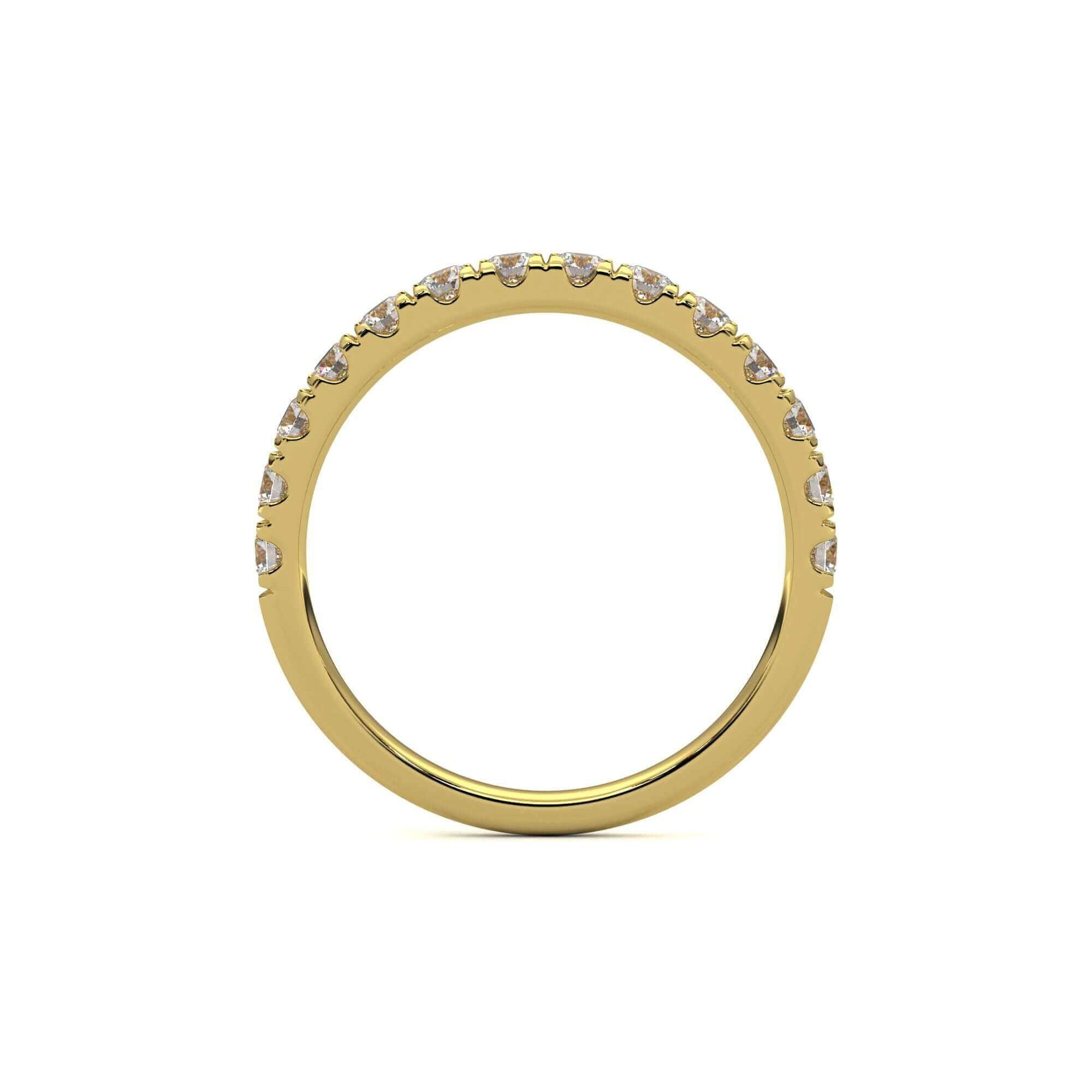 Single Diamond Row Ring 2.5mm