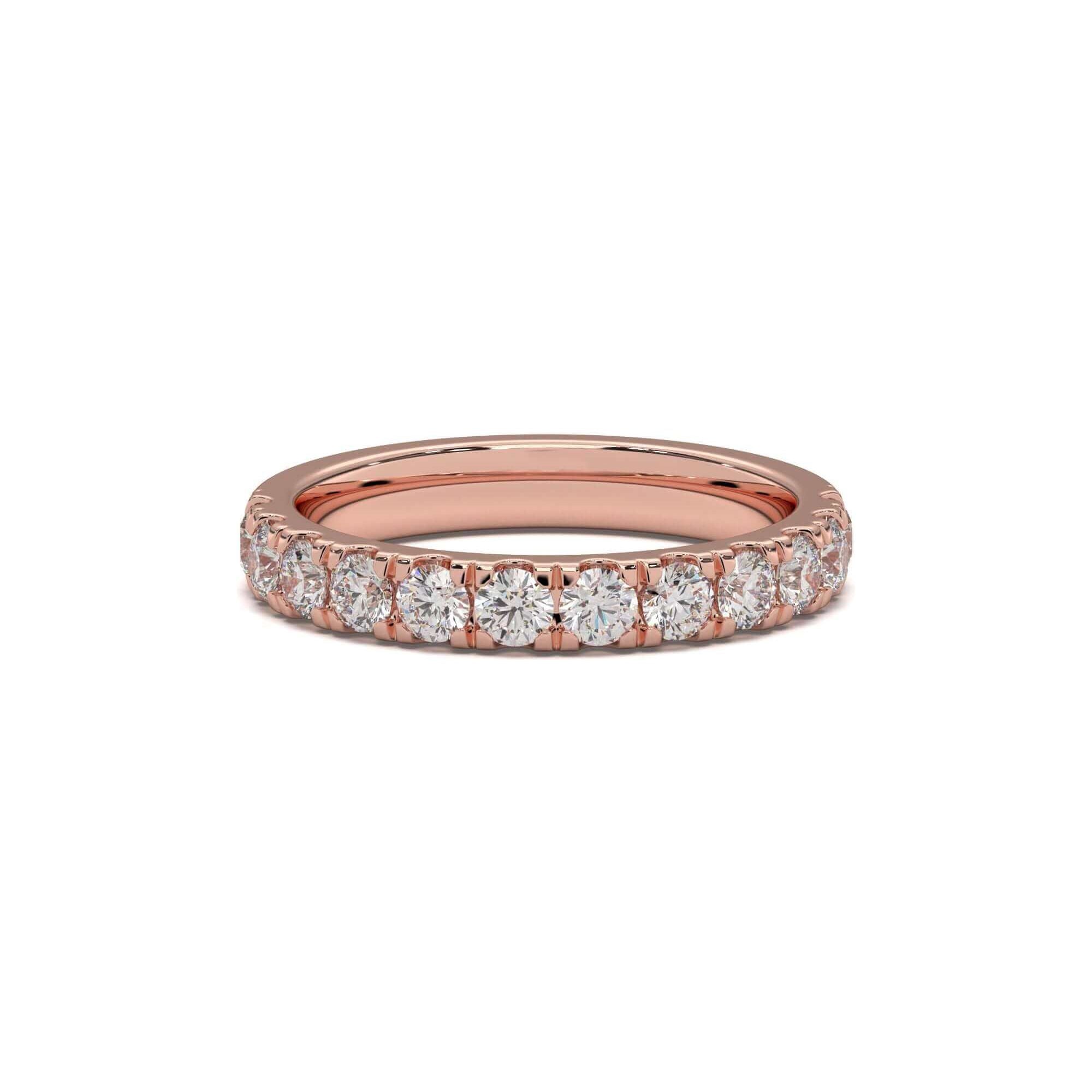 Single Diamond Row Ring 3mm