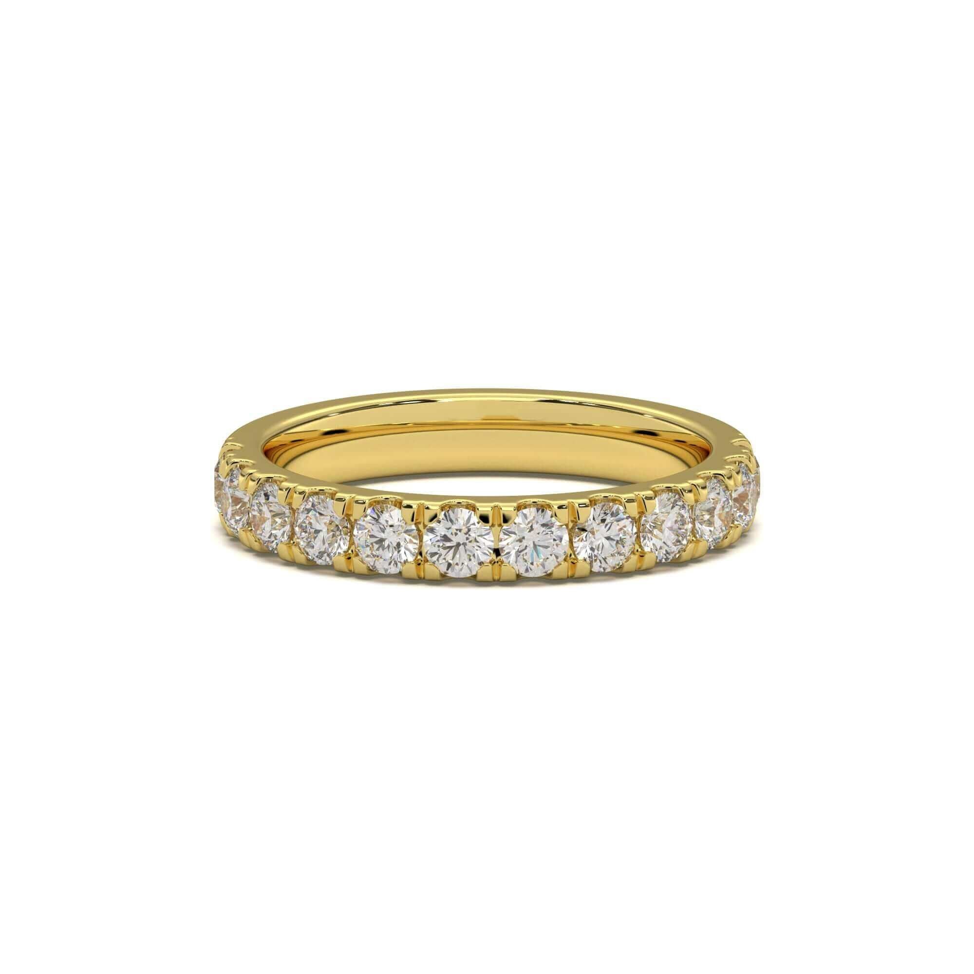 Single Diamond Row Ring 3mm