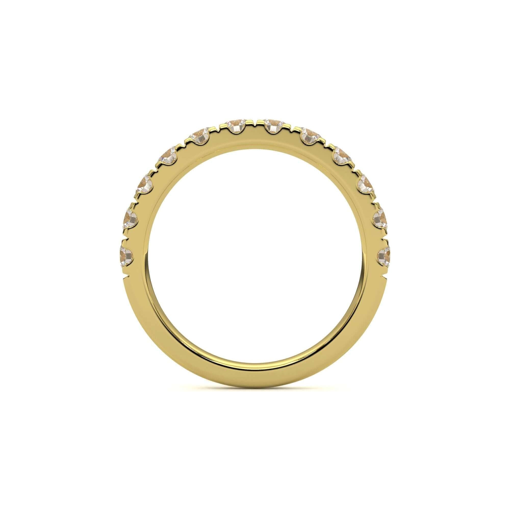 Single Diamond Row Ring 3mm