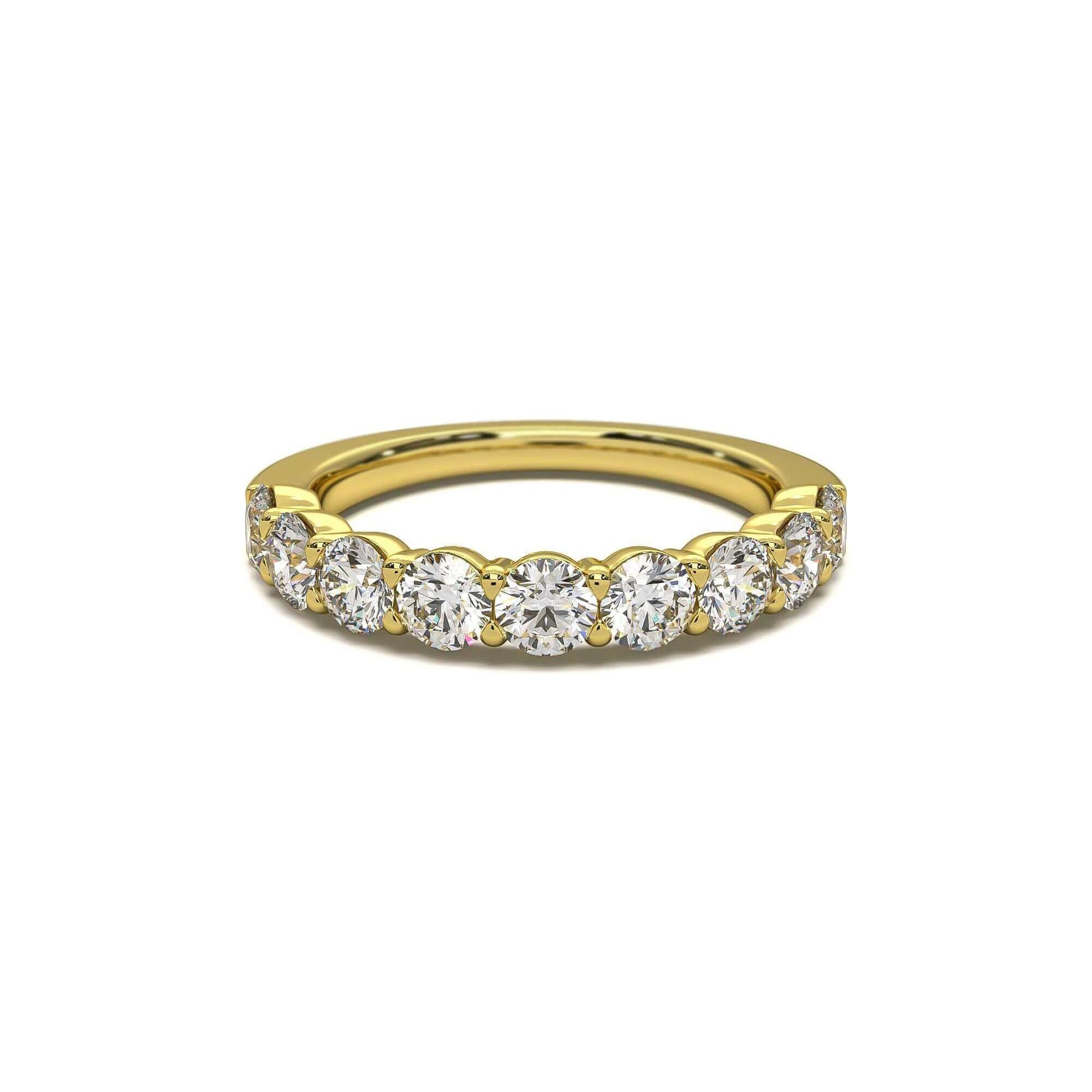 Chunky Diamond Bubble Band Rings