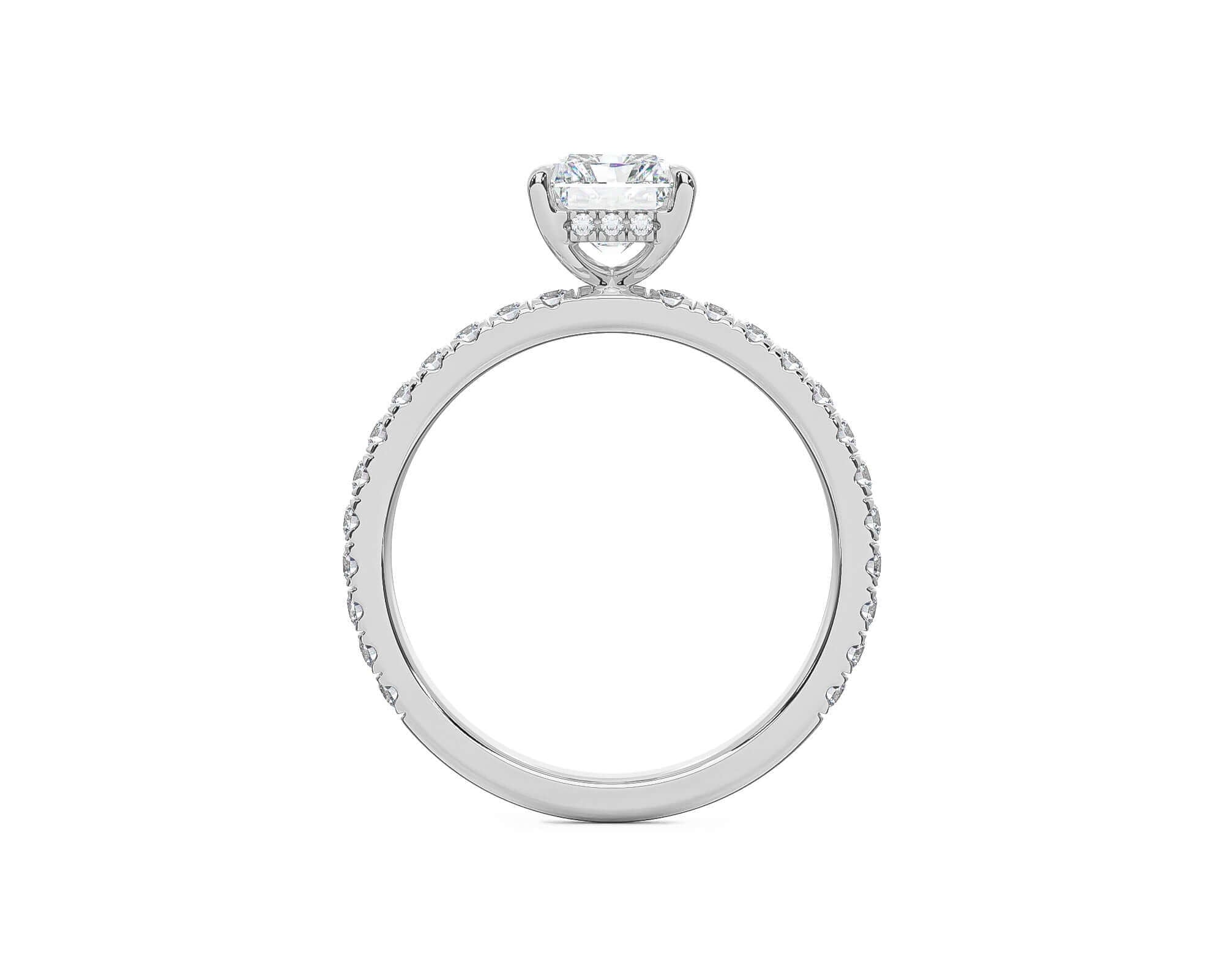 Harper Radiant Diamond engagement ring