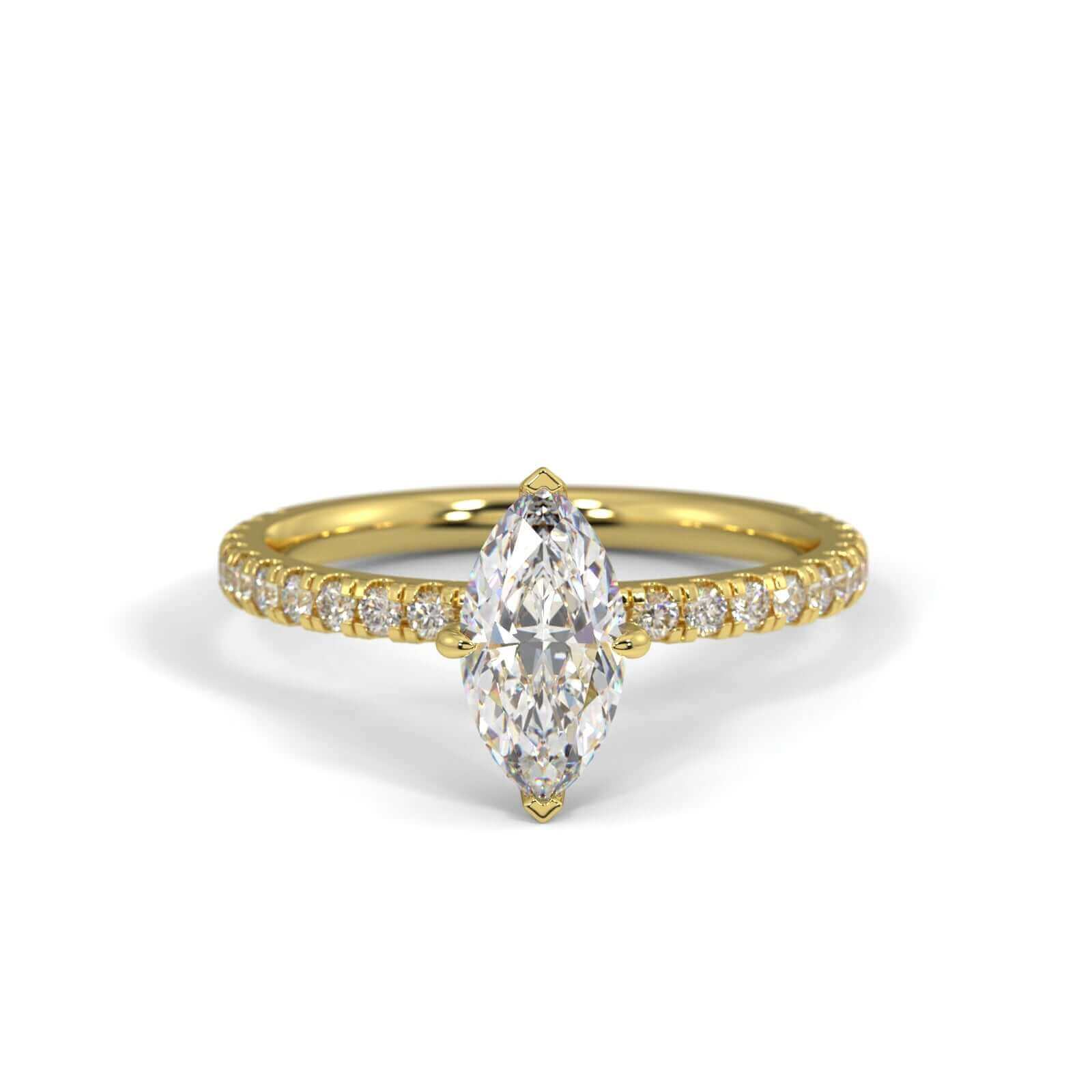 Hallie Marquise Diamond Engagement Ring