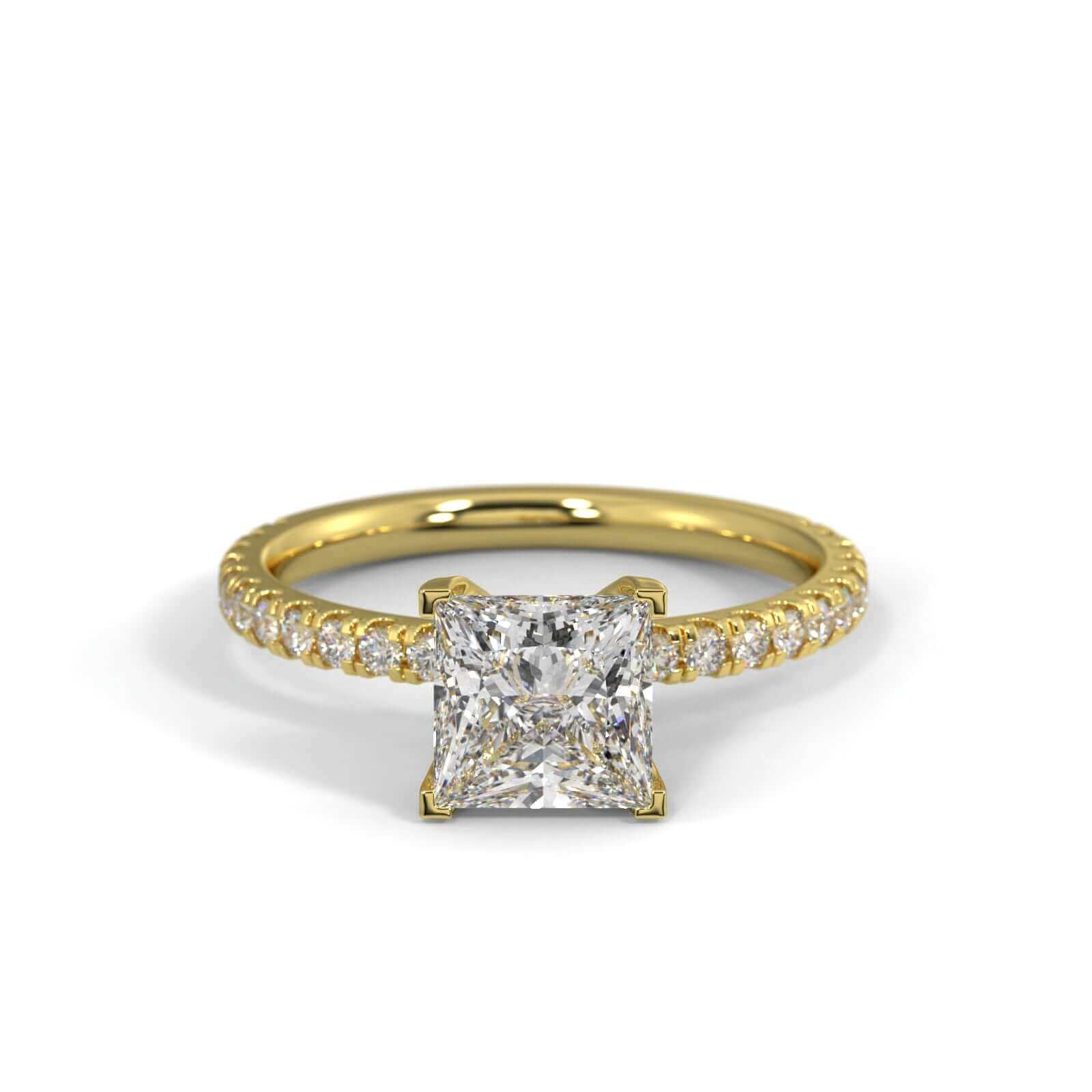 Hallie Princess Cut Diamond Engagement Ring