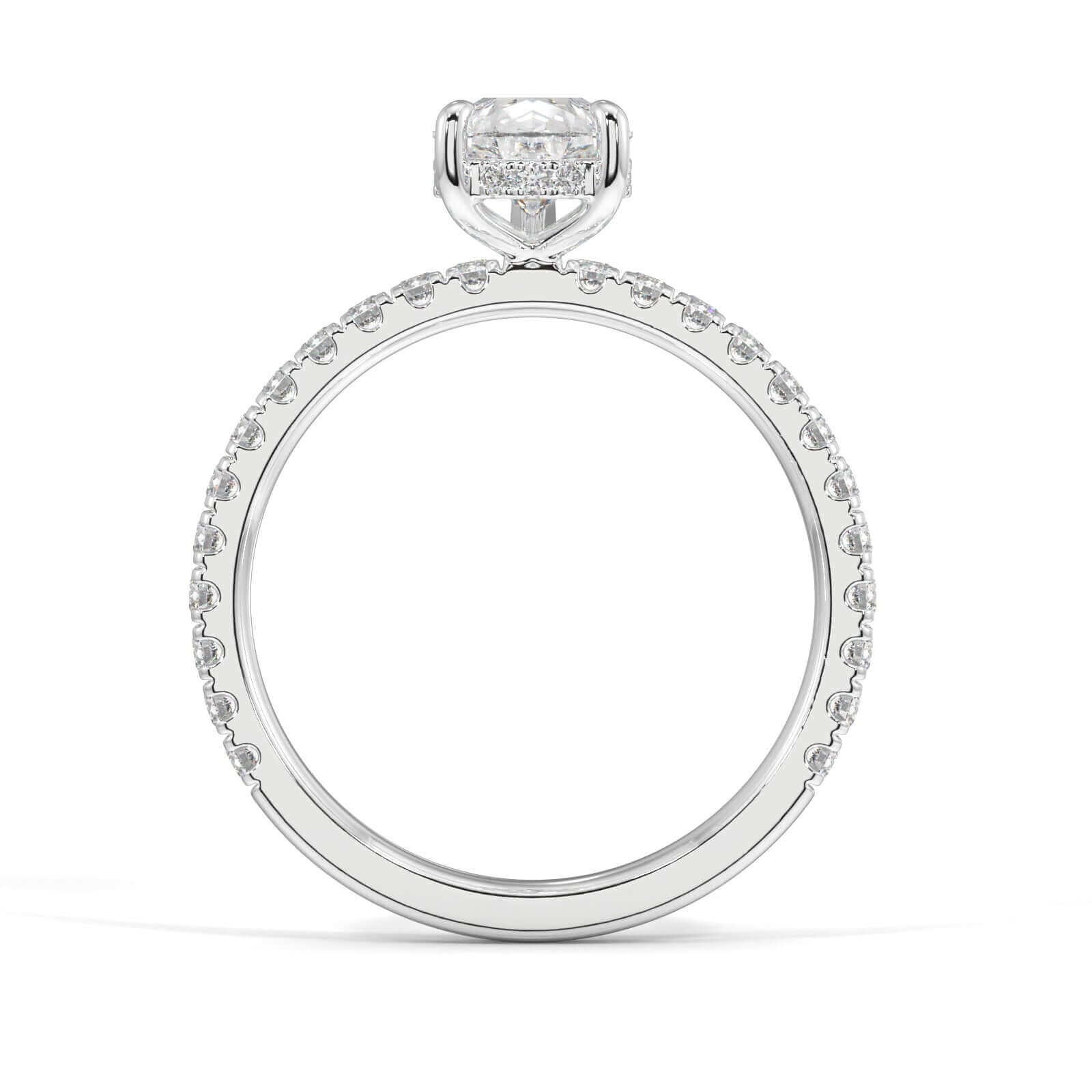 Harper Pear Diamond engagement ring