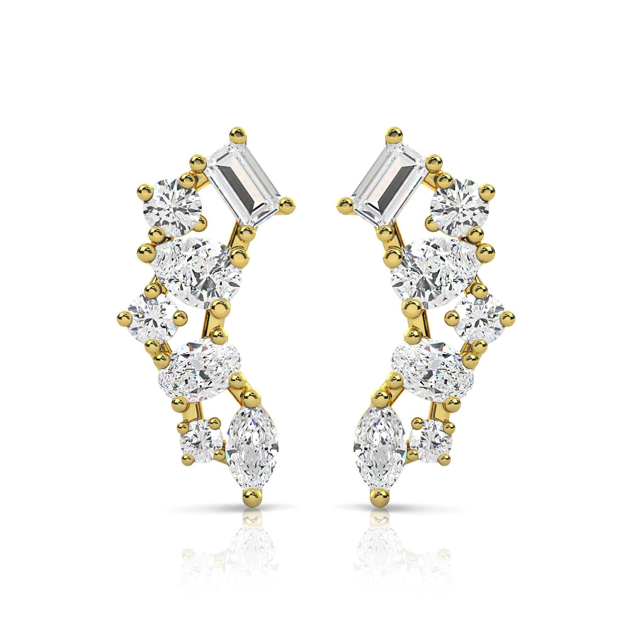 Chunky Scattered Stud Earrings Earrings