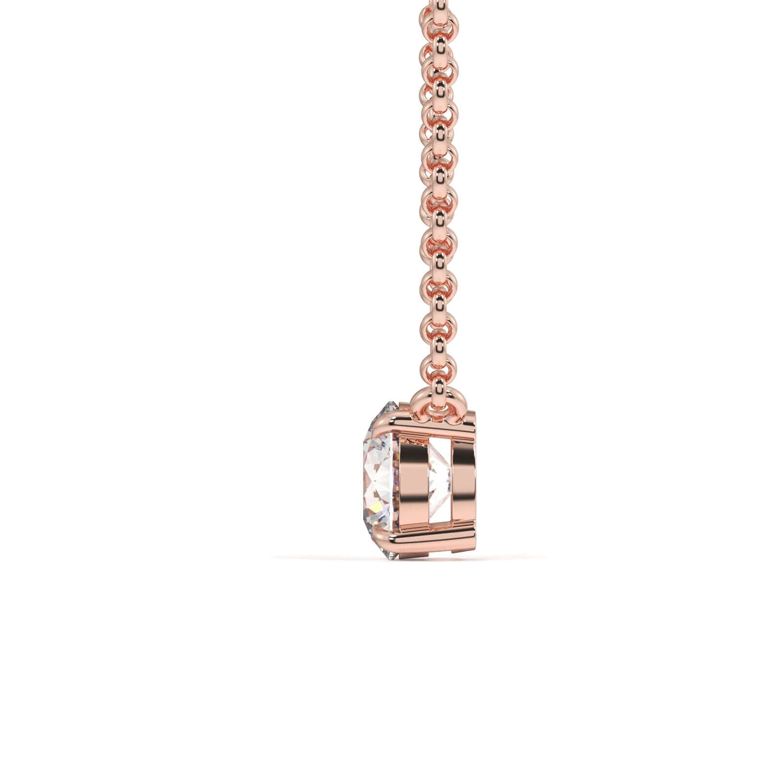 Classic Four Claw Diamond Necklace