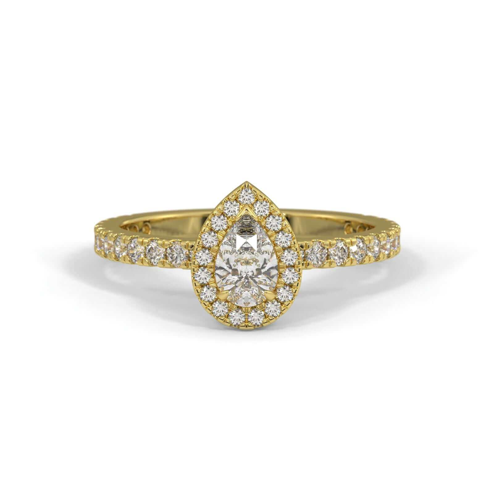Estee Pear Engagement Ring