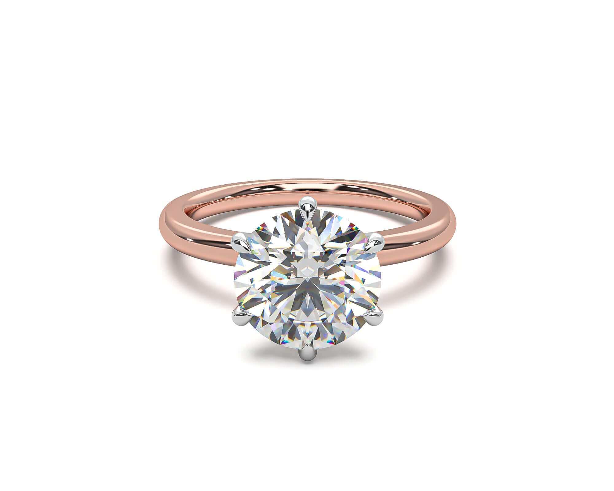Emeri Round Brilliant Engagement Ring