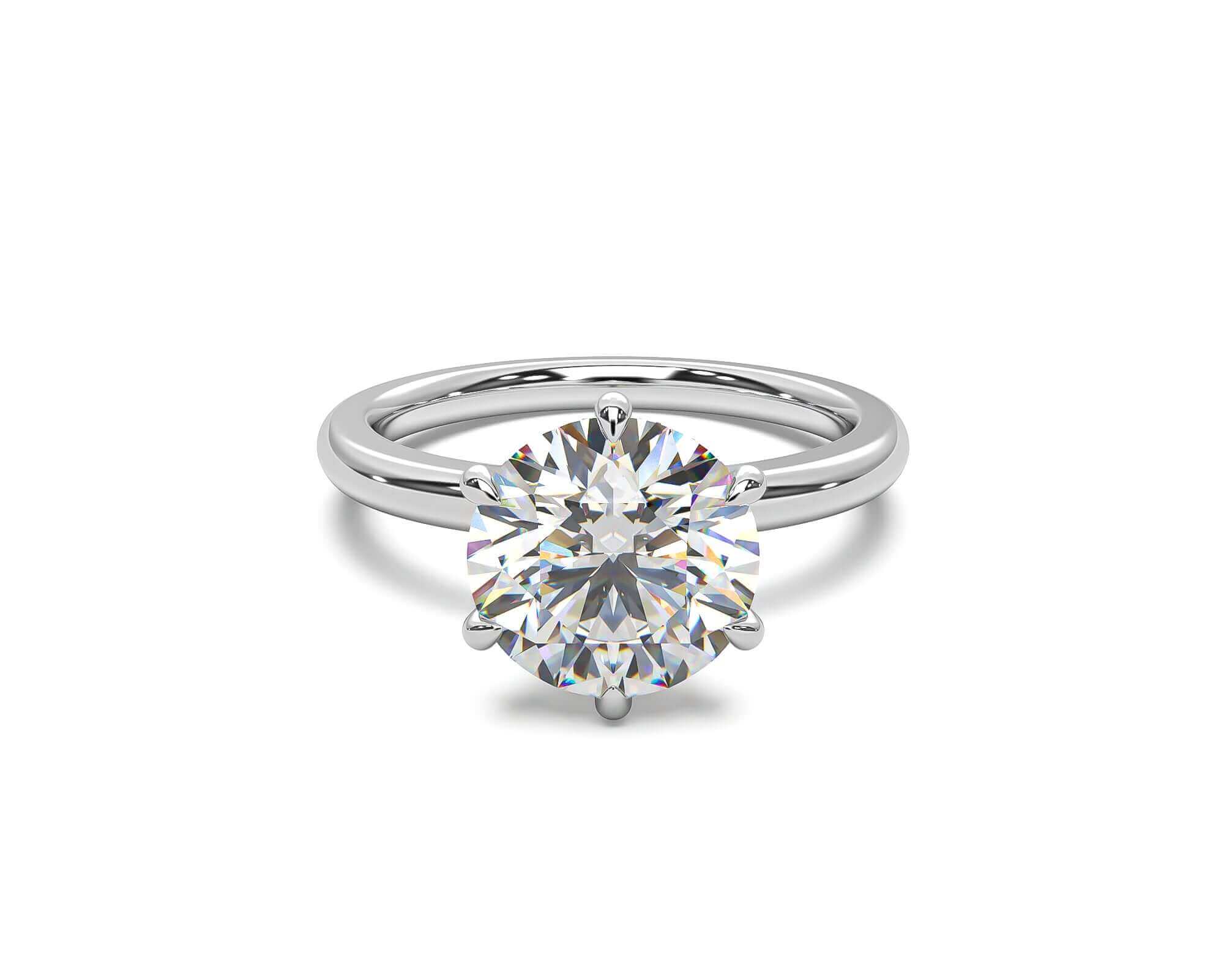 Emeri Round Brilliant Engagement Ring