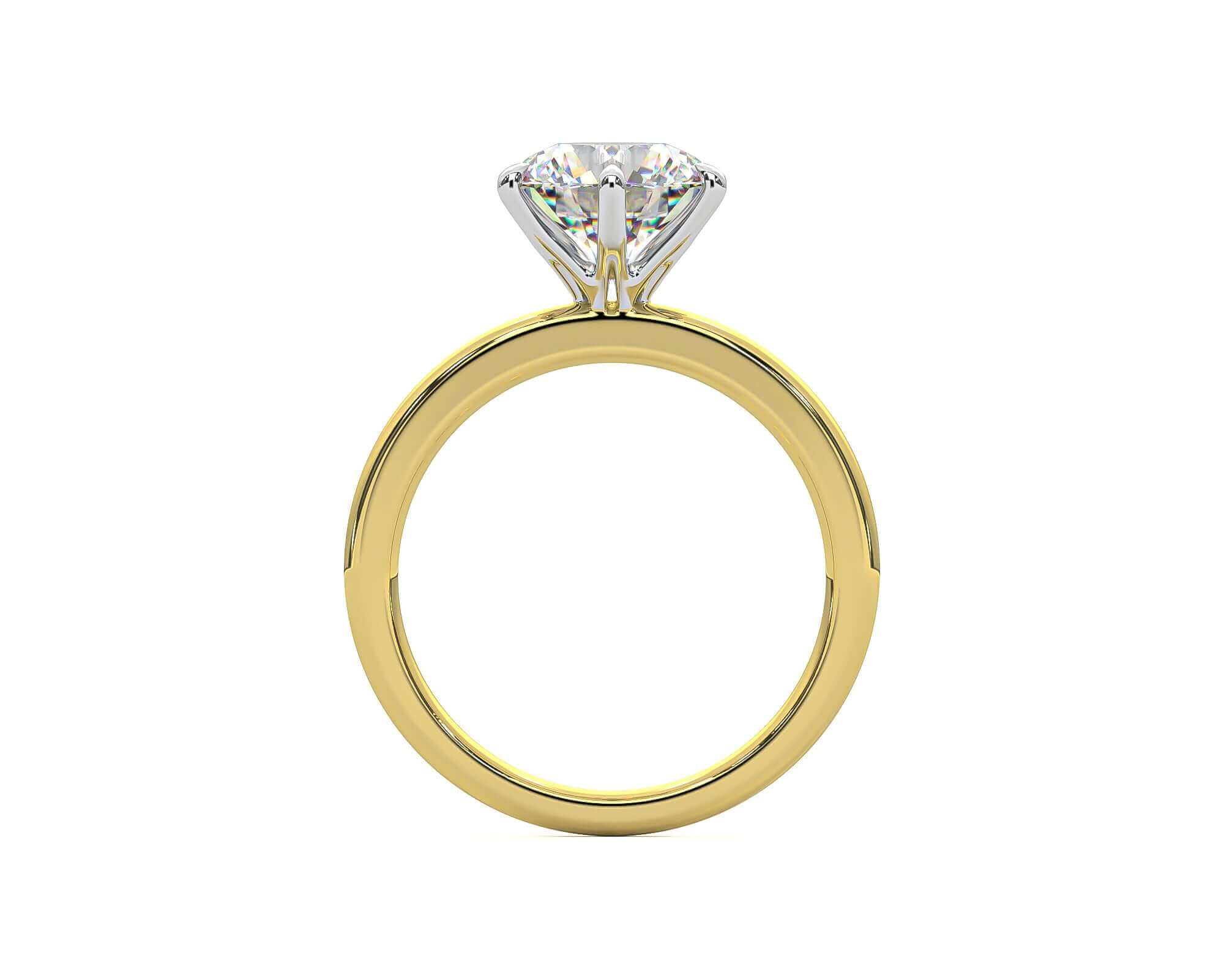 Emeri Round Brilliant Engagement Ring