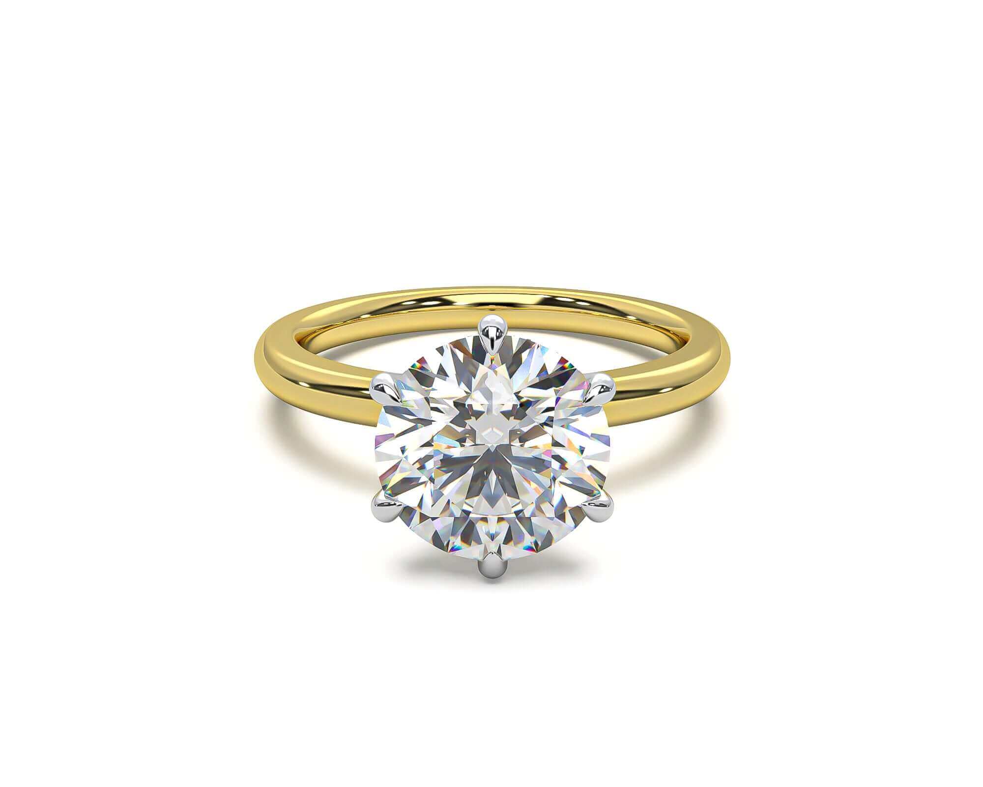Emeri Round Brilliant Engagement Ring