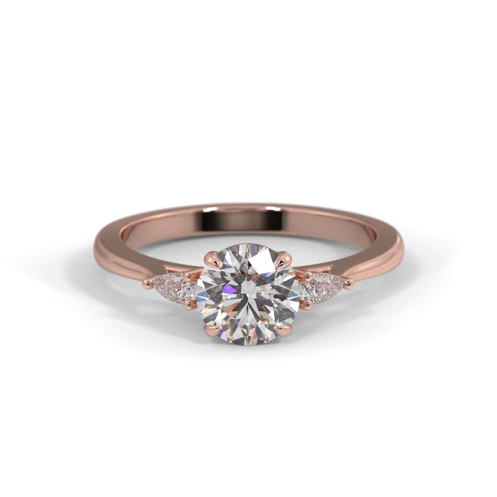 Ivy Round Brilliant Diamond engagement ring