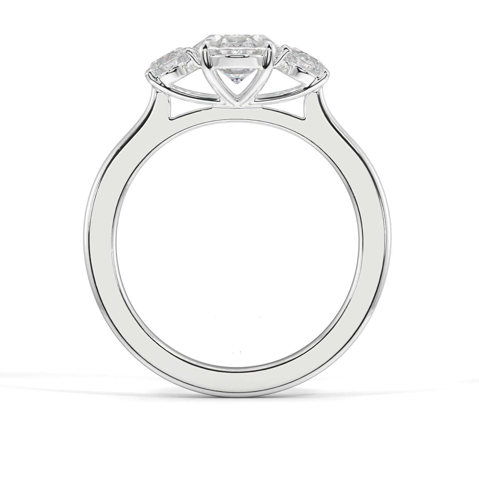 Oval Diamond Engagement Ring Gold