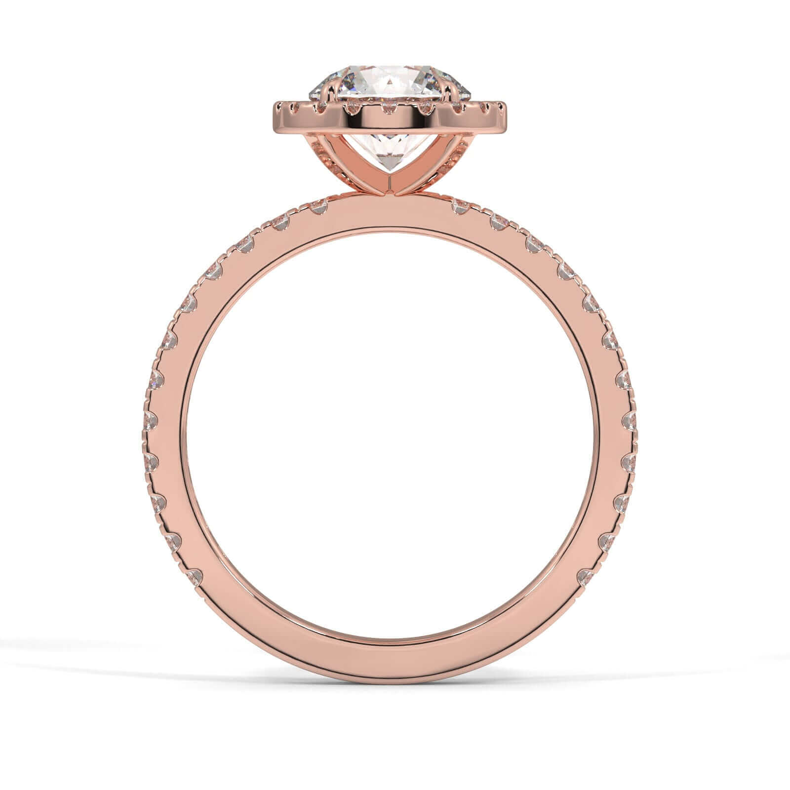 Estee Round Brilliant Halo Engagement Ring