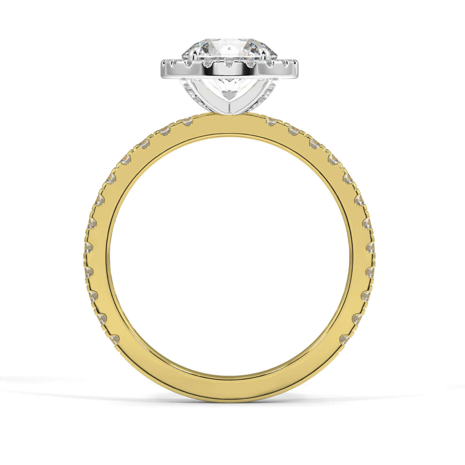 Estee Round Brilliant Halo Engagement Ring