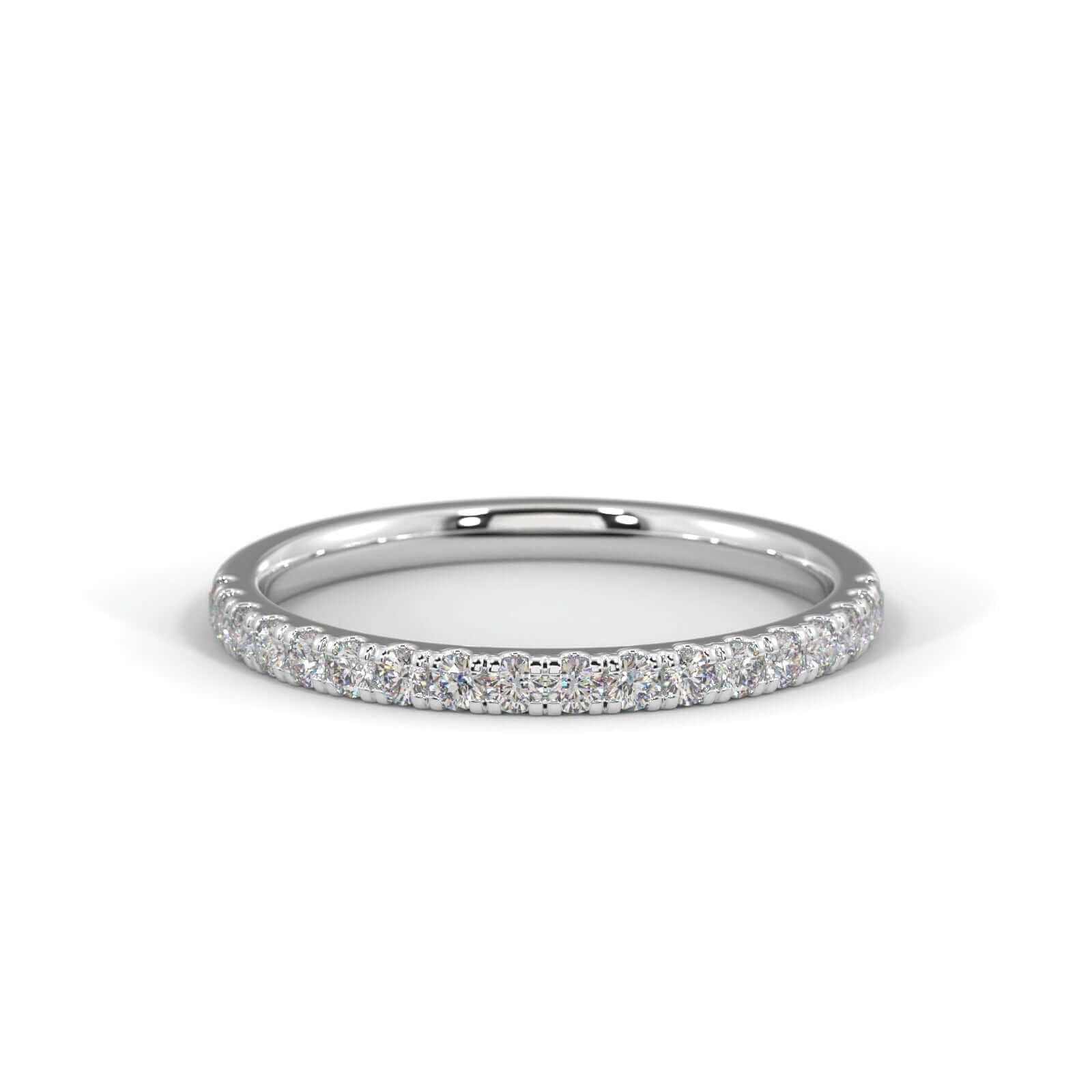 Single Diamond Row Ring 1.8mm