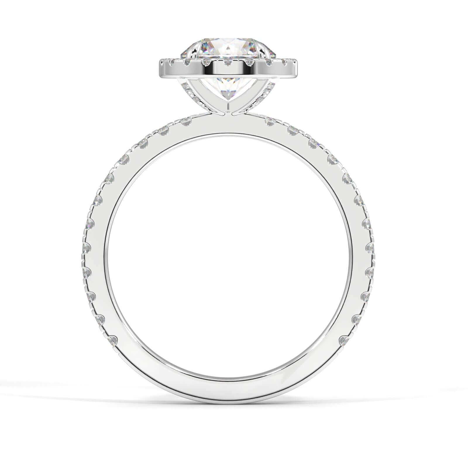 Estee Round Brilliant Halo Engagement Ring