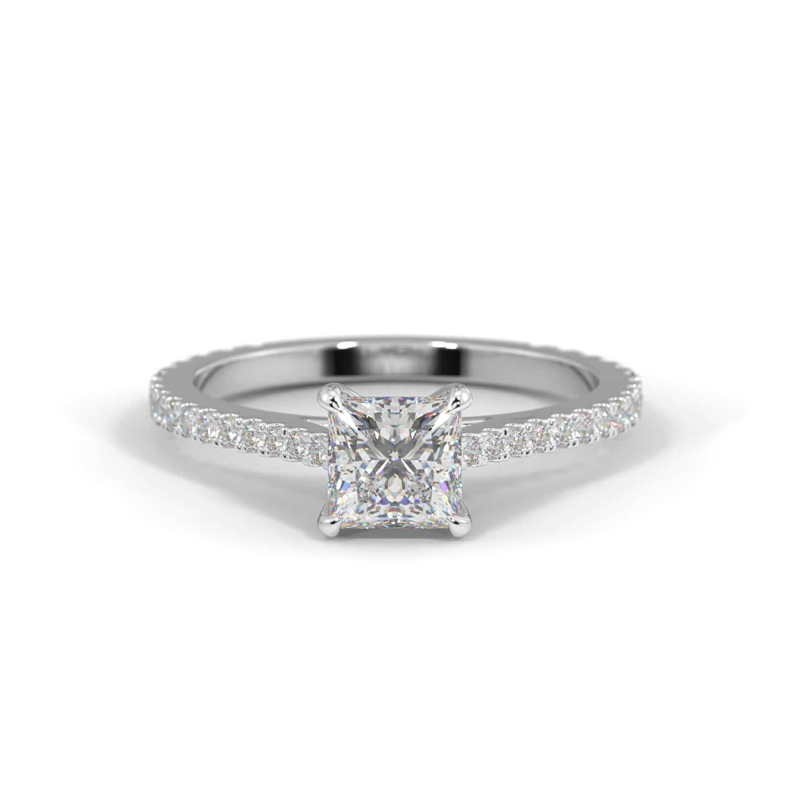 Arie Princess Cut Engagement Ring Arie, princess