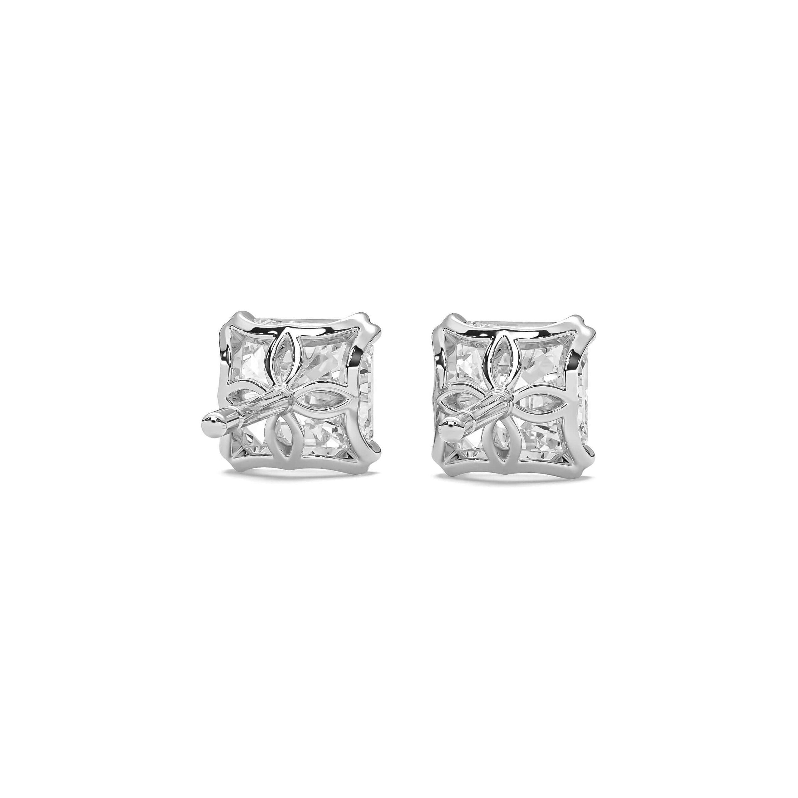 LAB LUXE - Asscher Lab grown diamond earrings
