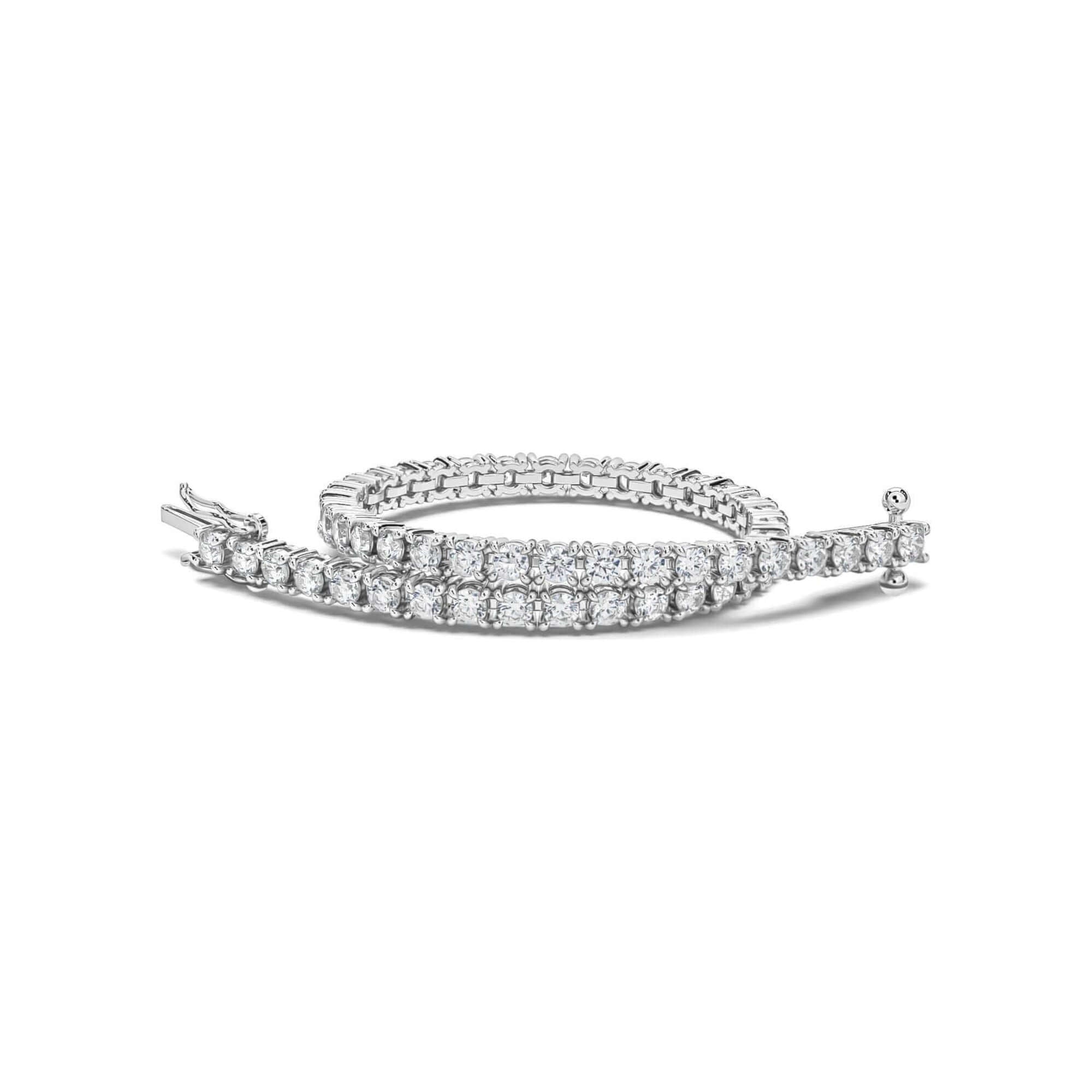 3CT Lab Grown 14K Tennis Bracelet