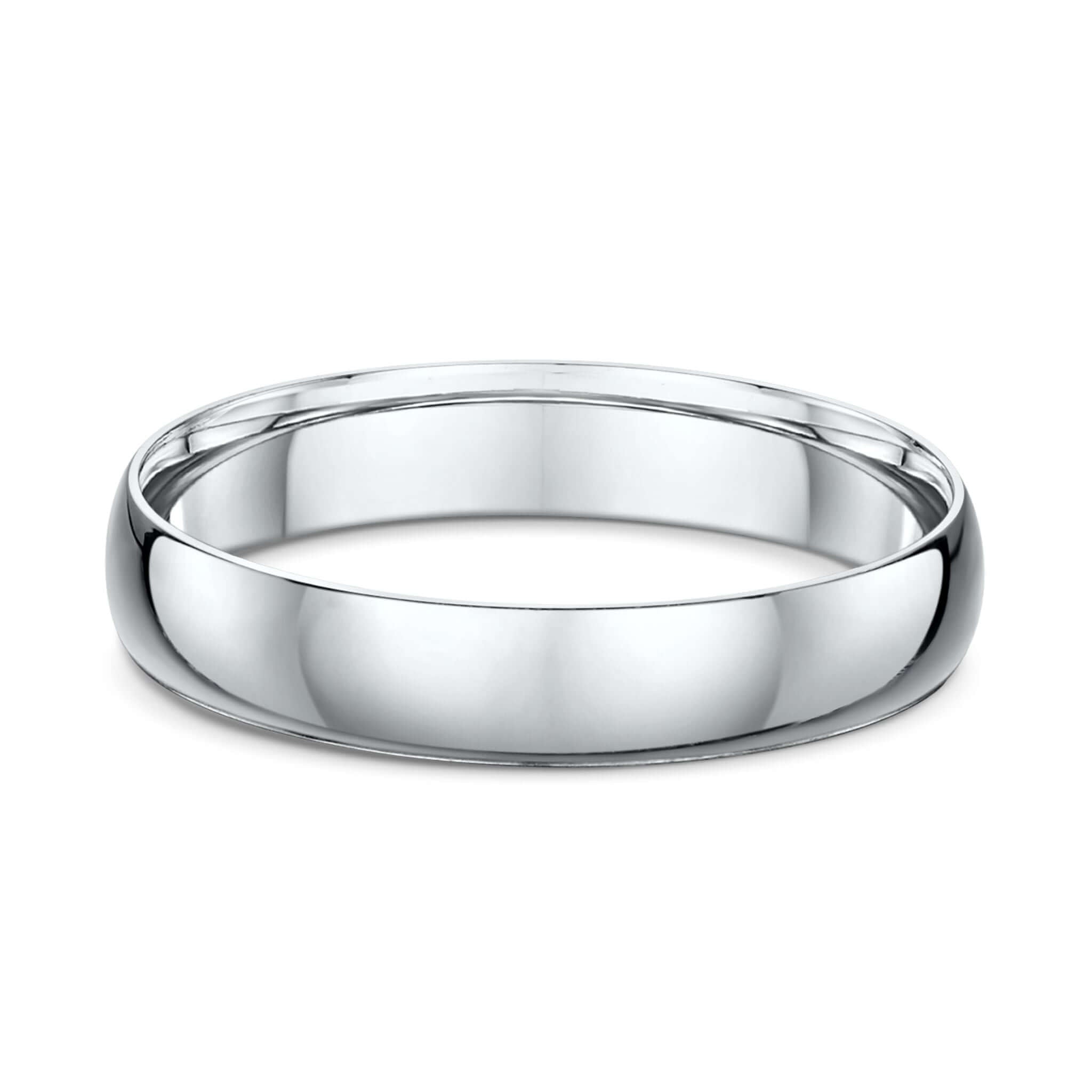 Mens Wedding Band - Light Dome Band