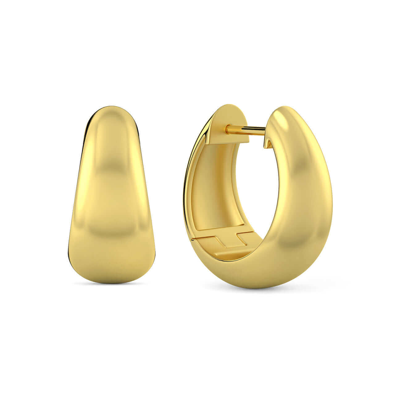 Graduated Huggies 9ct Gold