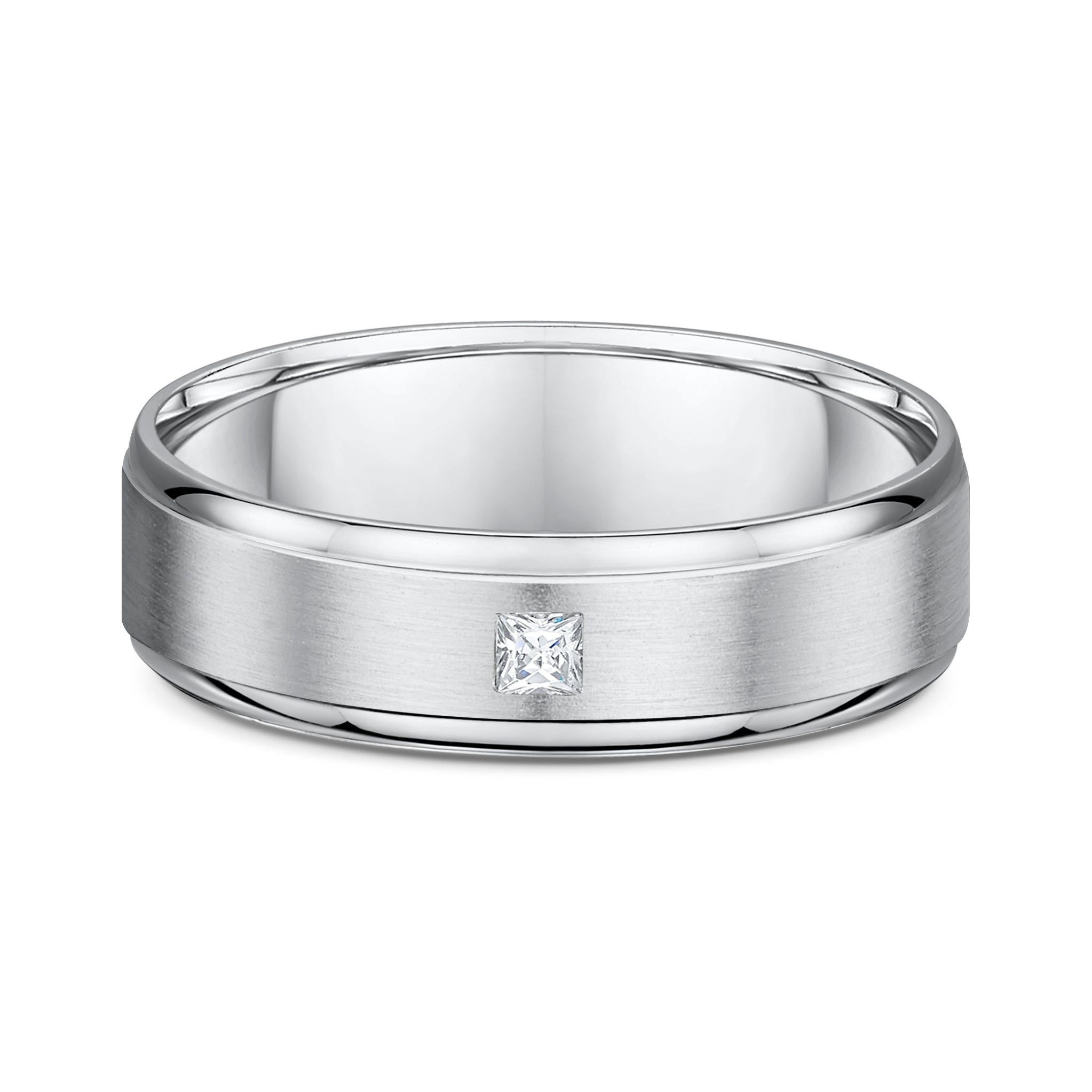 Mens Diamond Wedding Band - 5mm