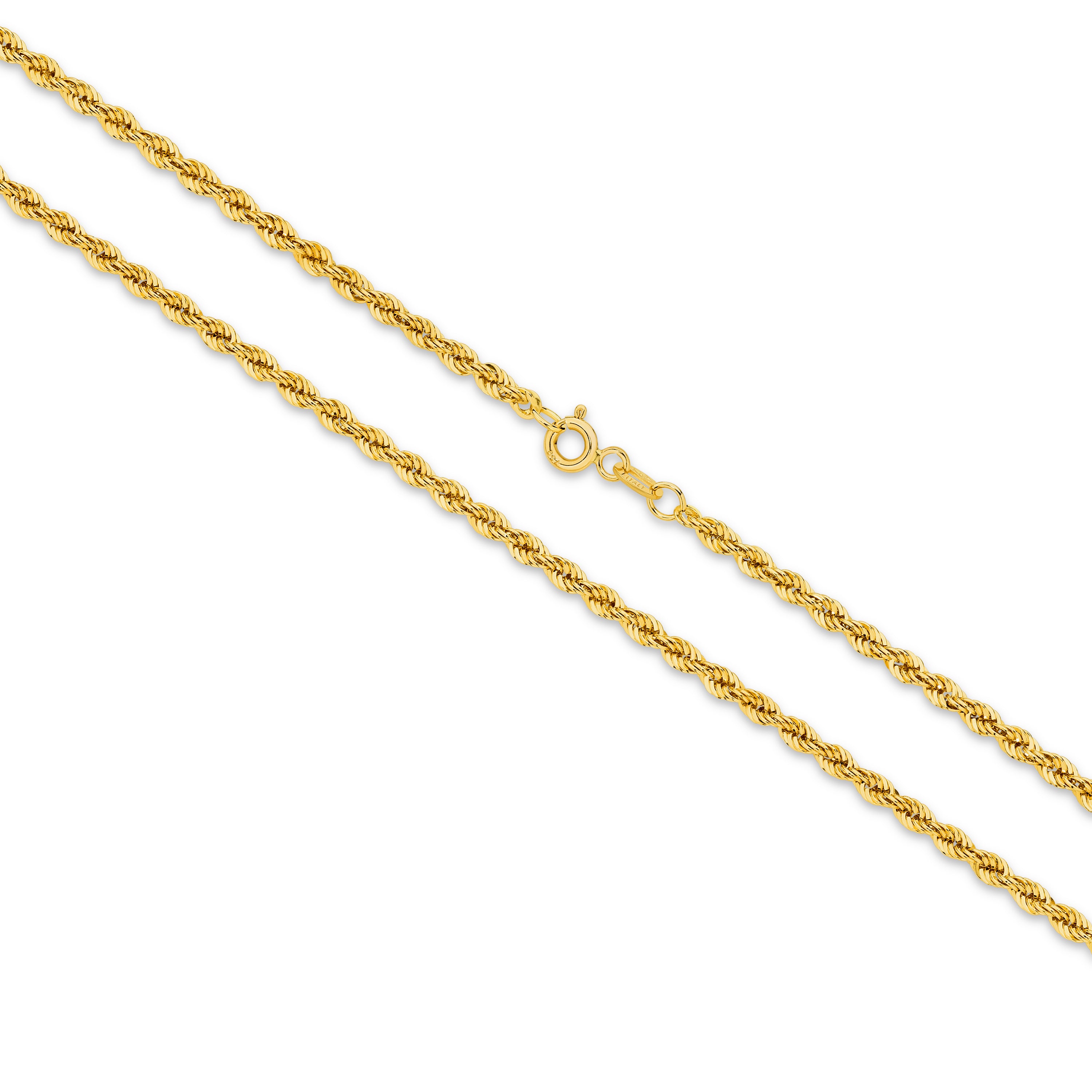 Yellow Gold Rope Necklace