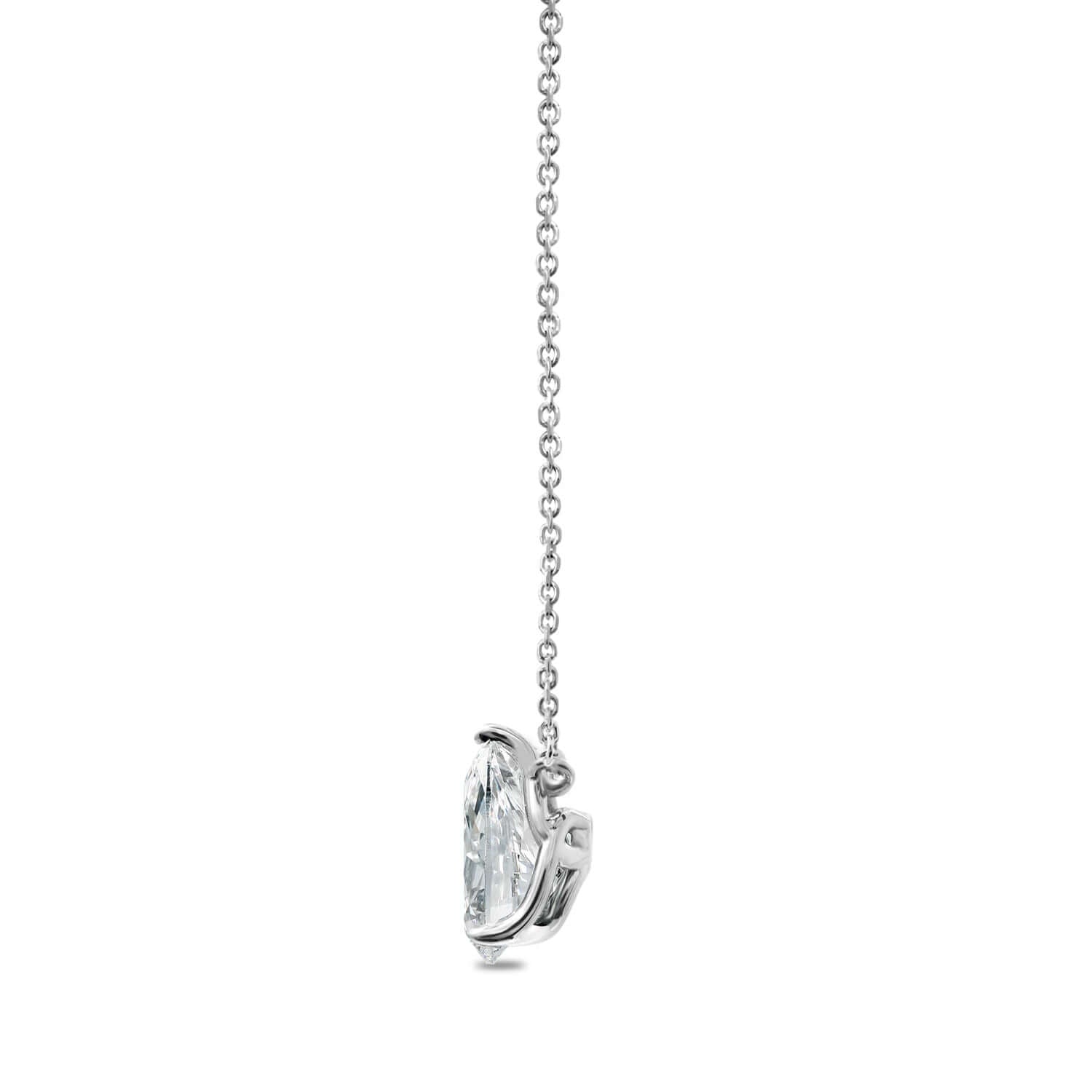 Lab Diamond Pear Pendant