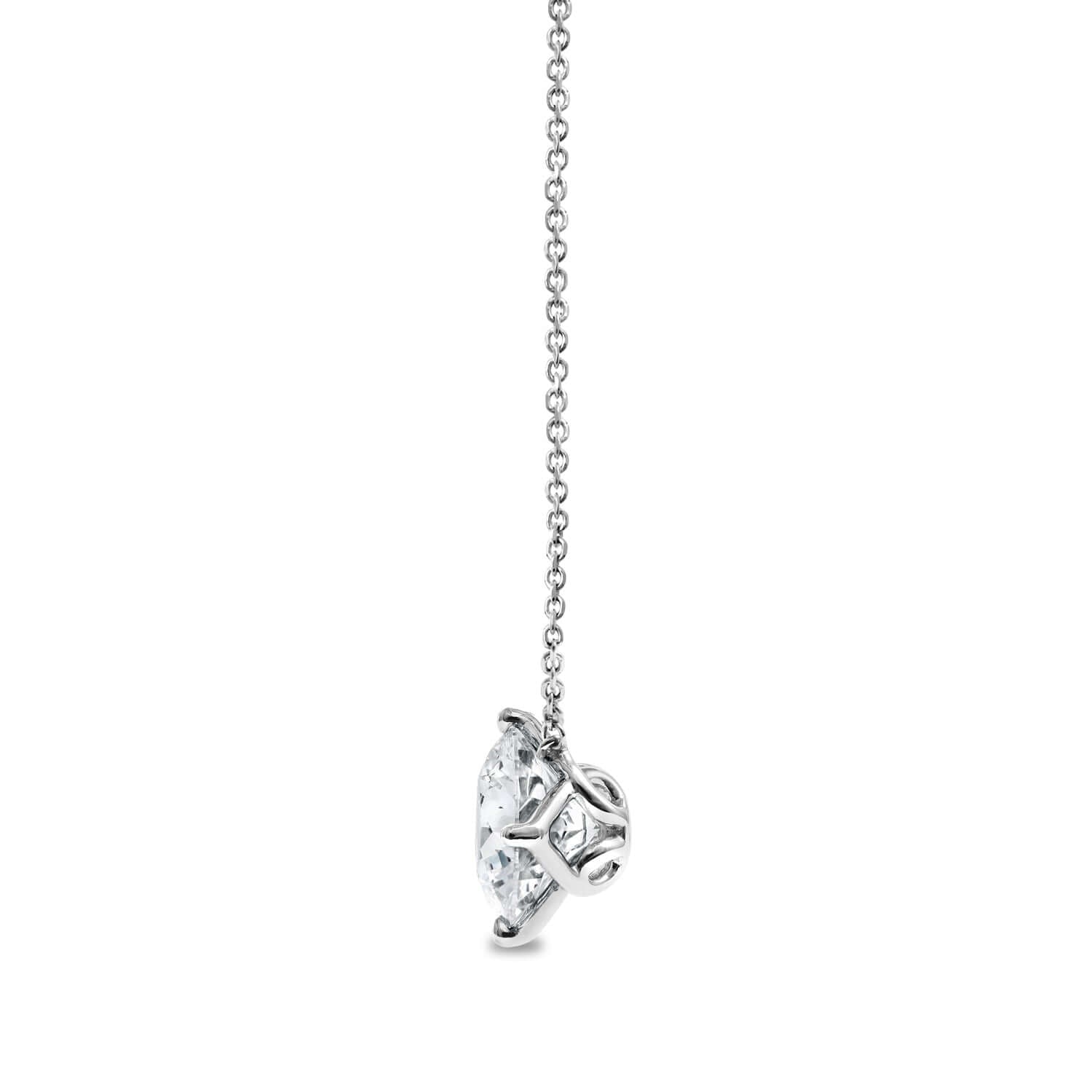 Lab Diamond Round Brilliant Pendant