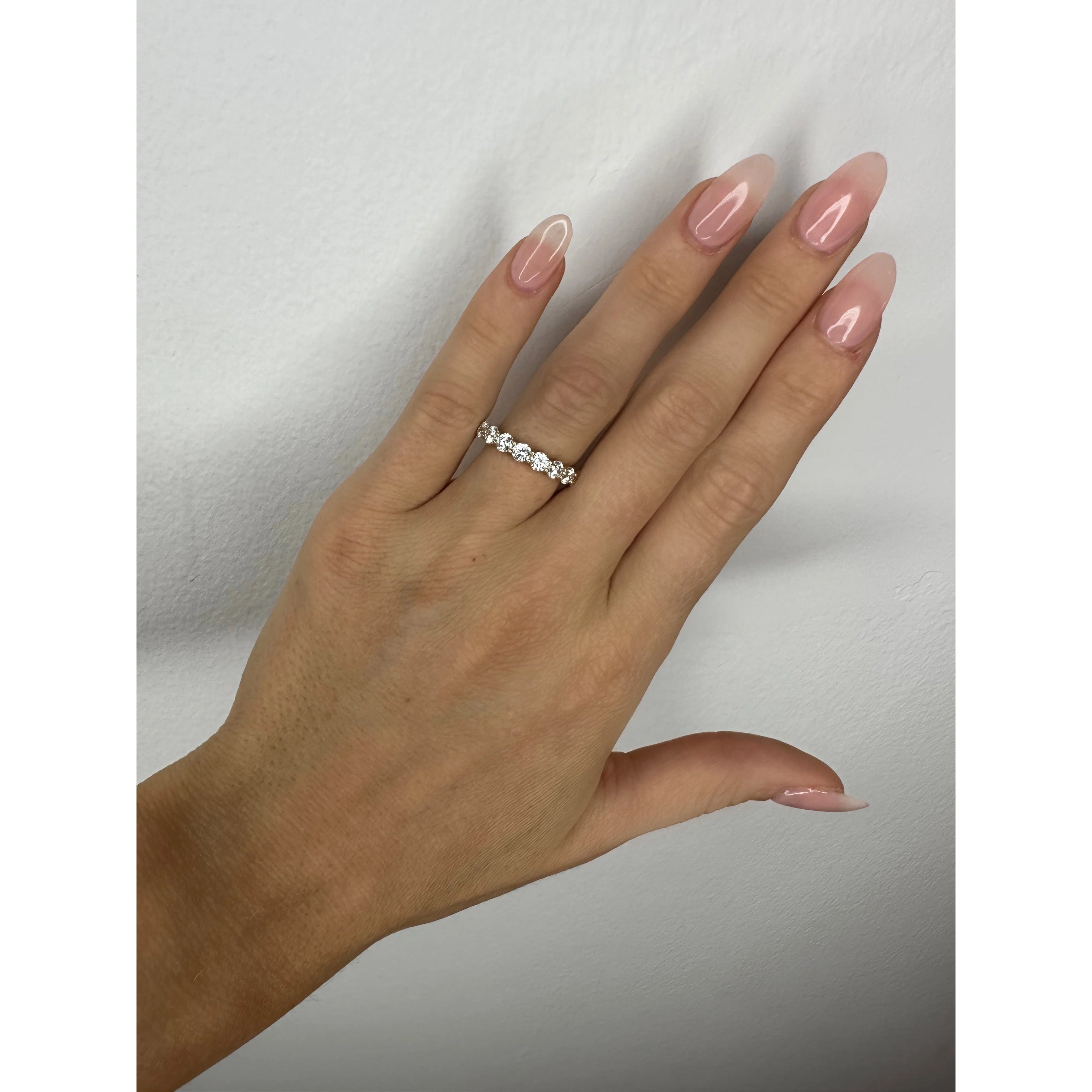 Chunky Diamond Bubble Band Ring