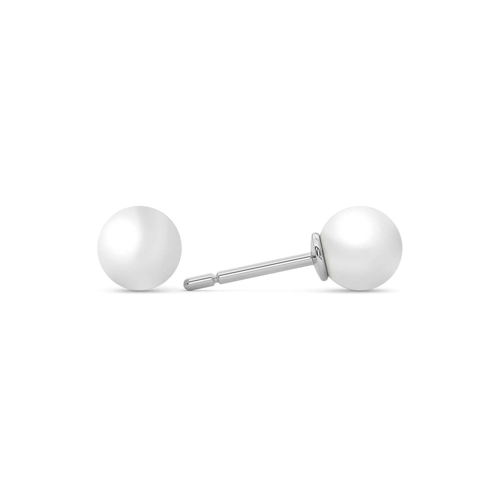 Classic Pearl Studs 6mm