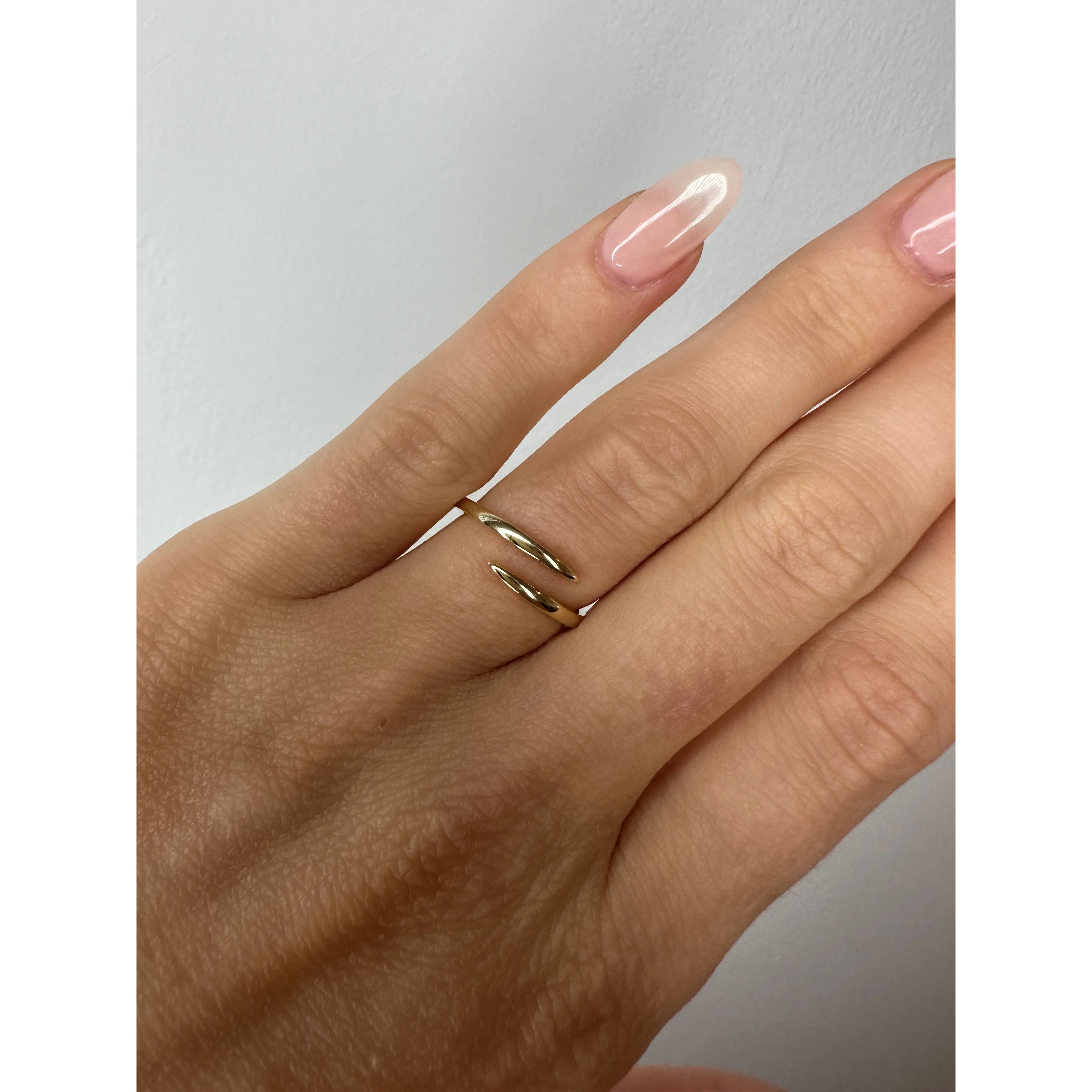 yellow gold wrap ring