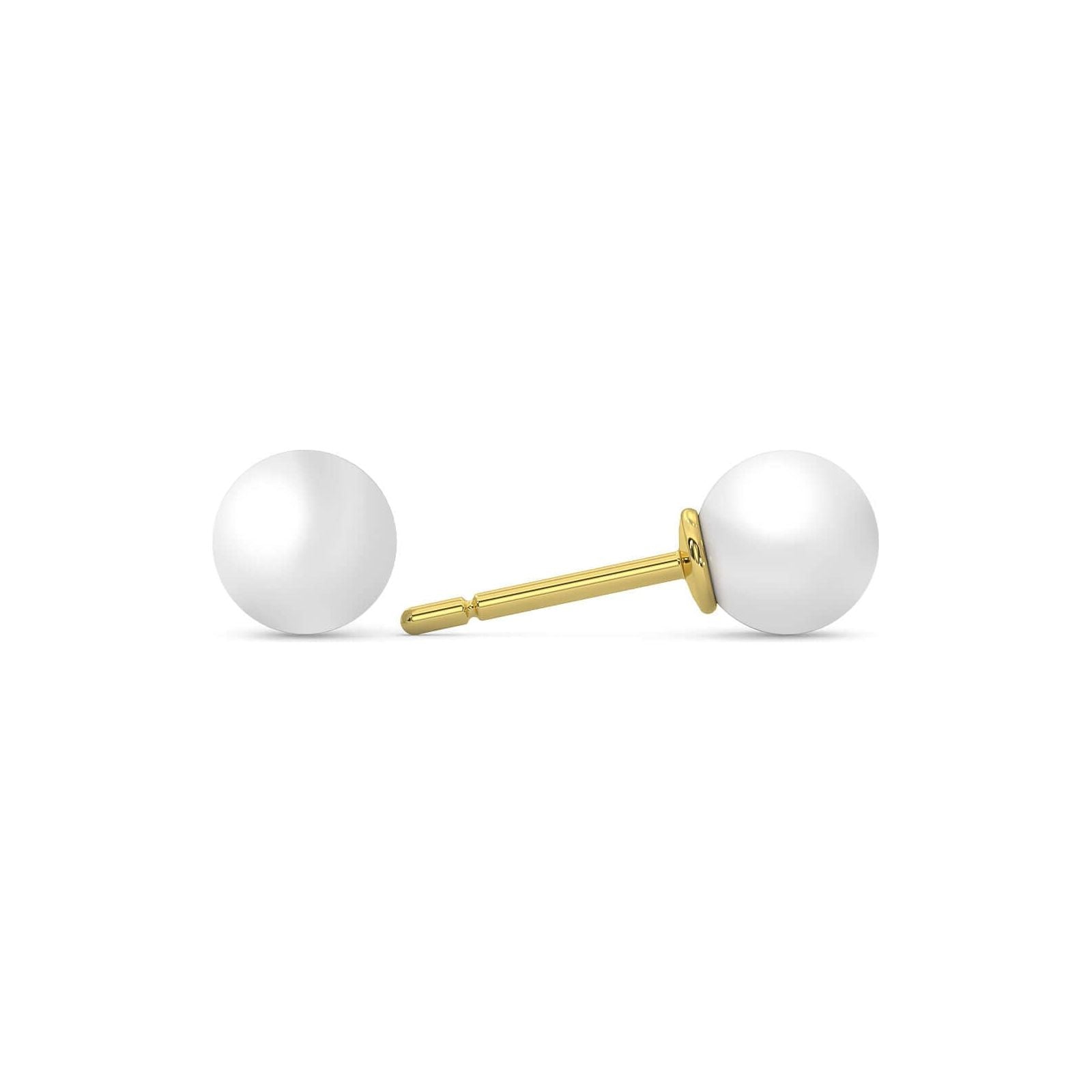 Classic Pearl Studs 6mm