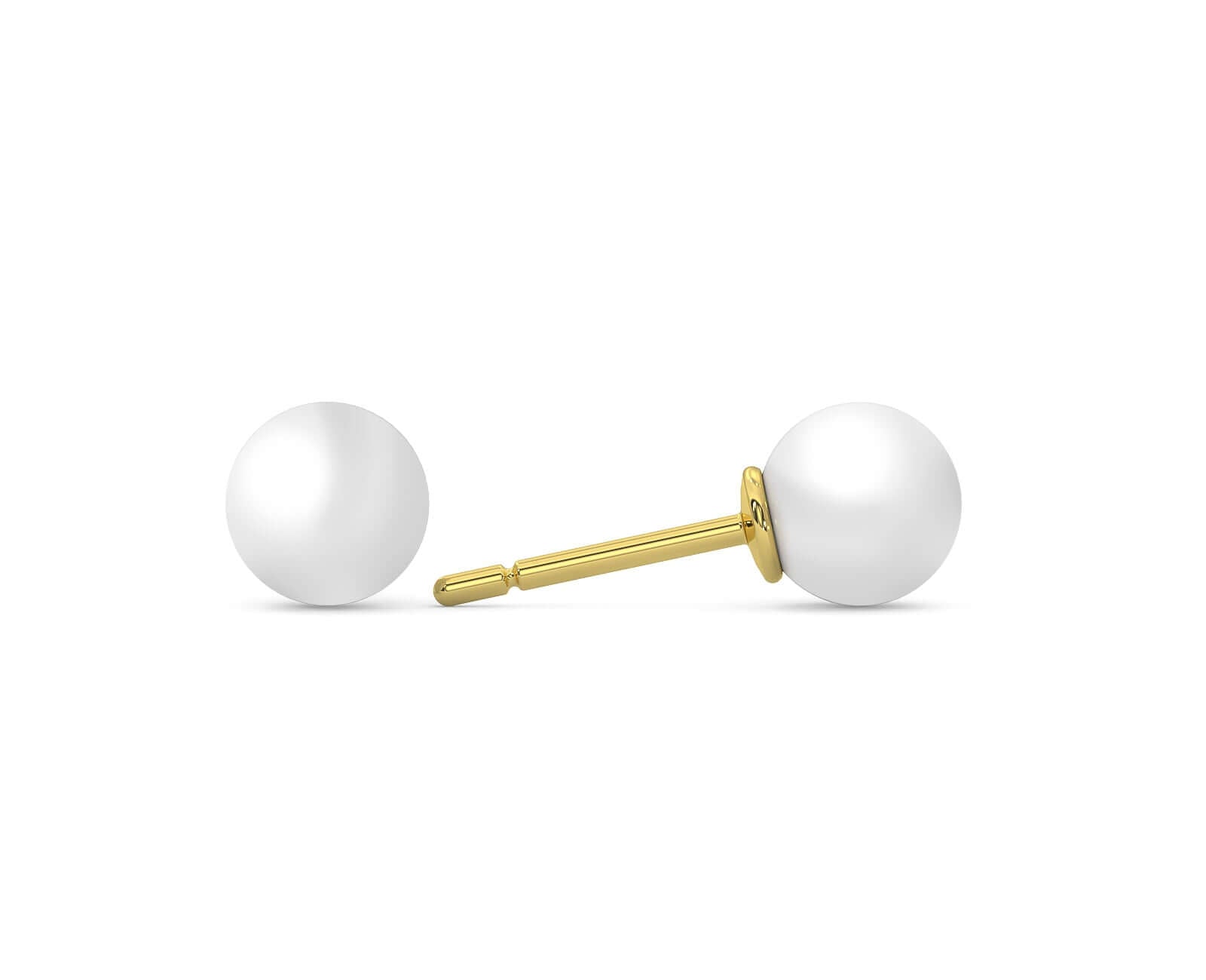 Classic Pearl Studs 6mm